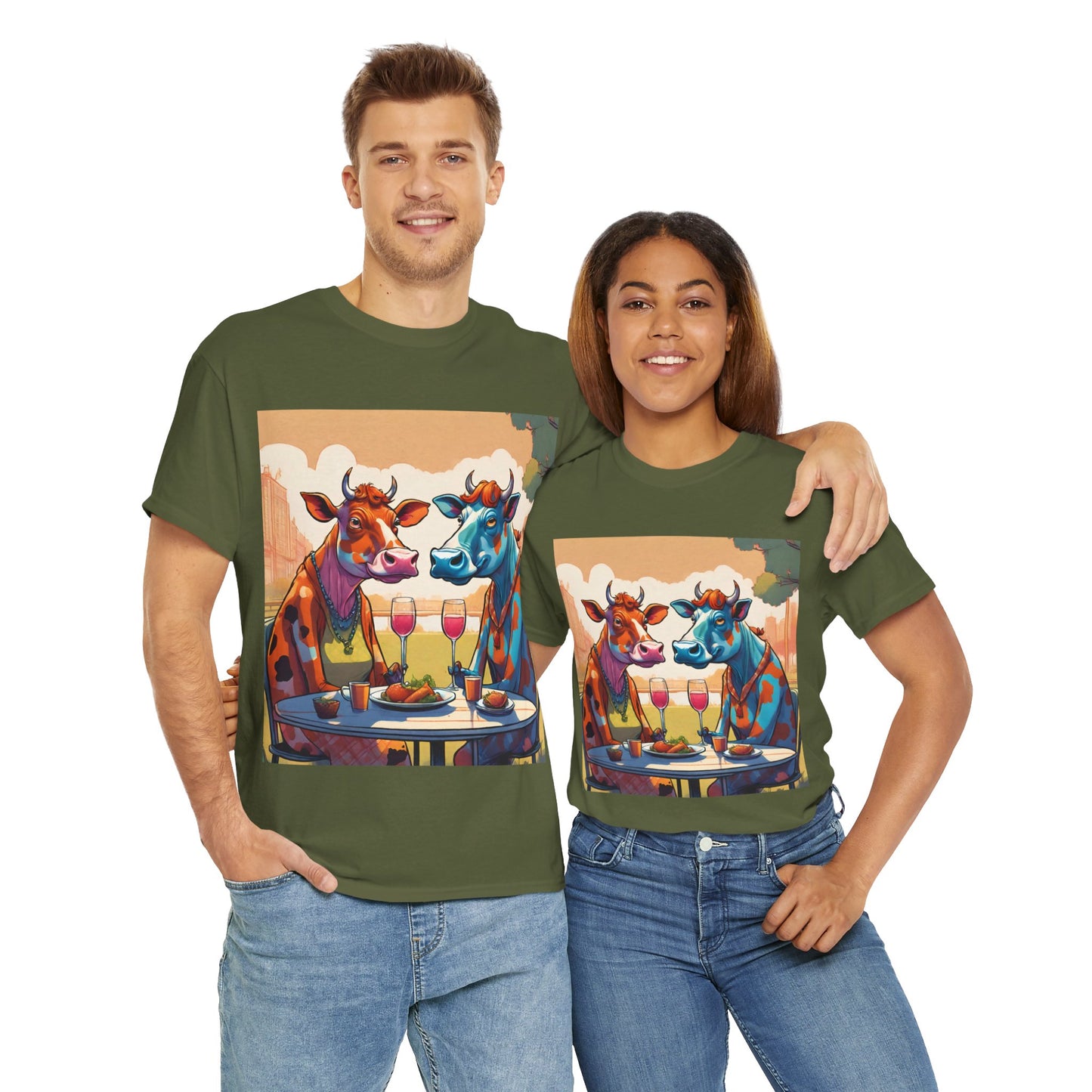 Cows on a Date Tee