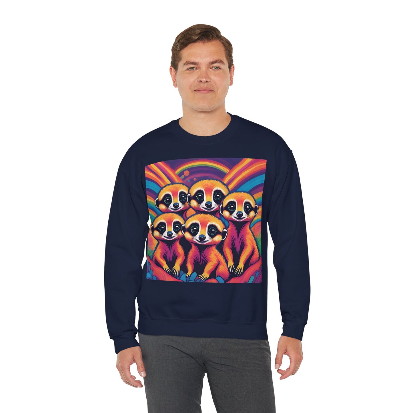 Cute Meerkats Unisex Heavy Blend™ Crewneck Sweatshirt