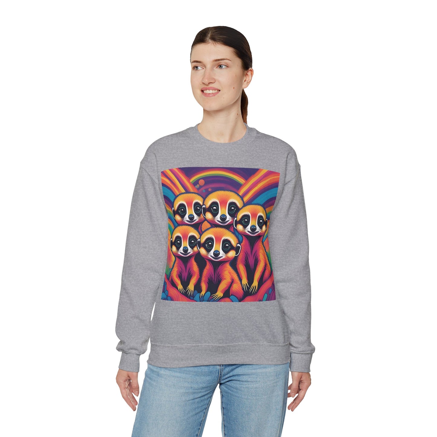 Cute Meerkats Unisex Heavy Blend™ Crewneck Sweatshirt