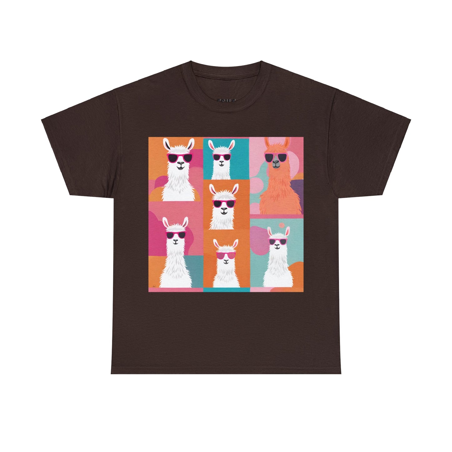 Rainbow Llama Portraits Tee