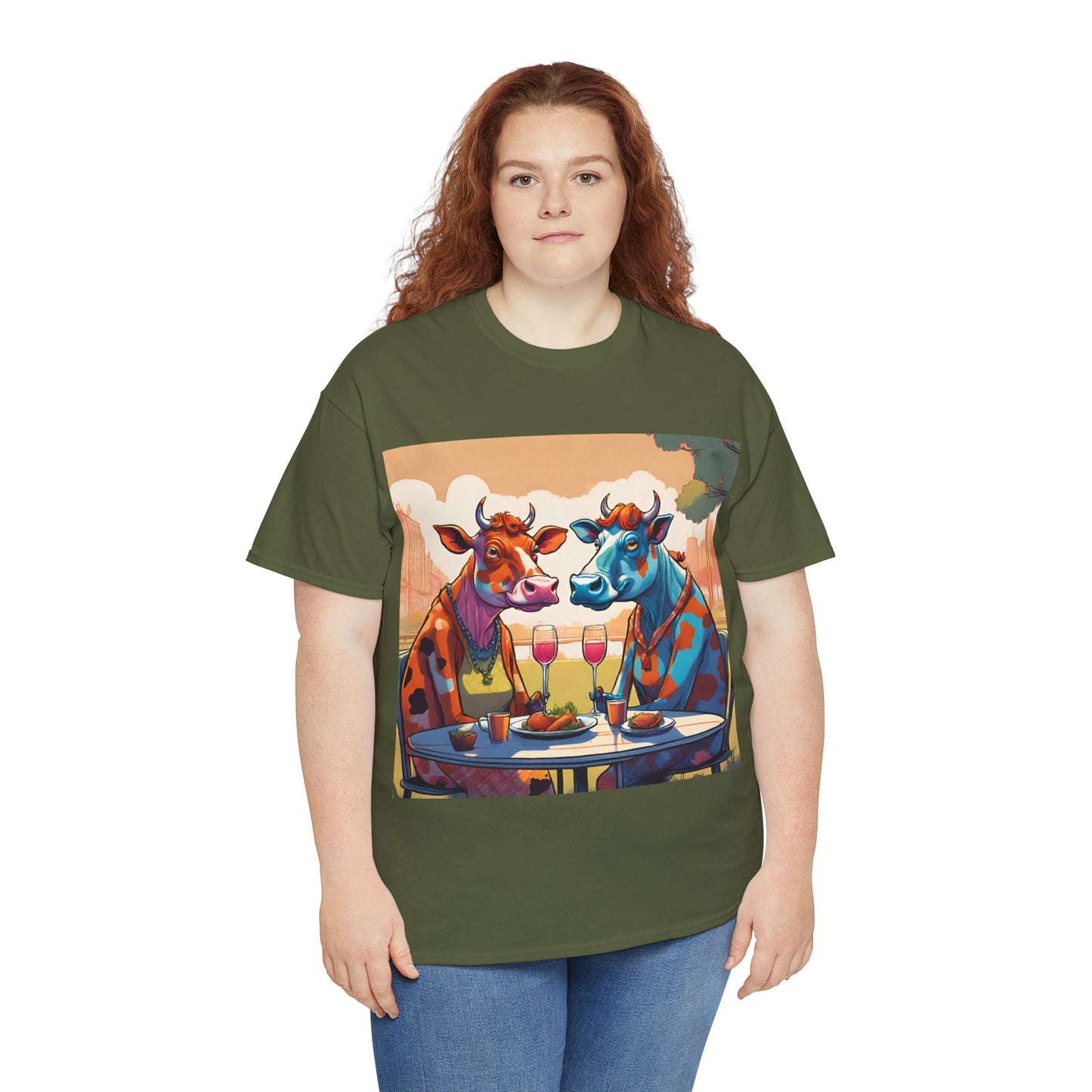 Cows on a Date Tee
