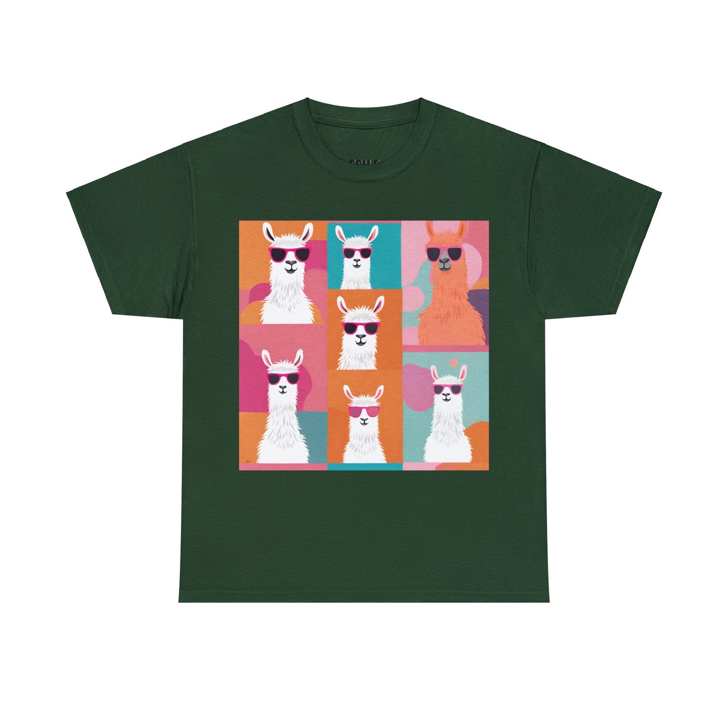 Rainbow Llama Portraits Tee