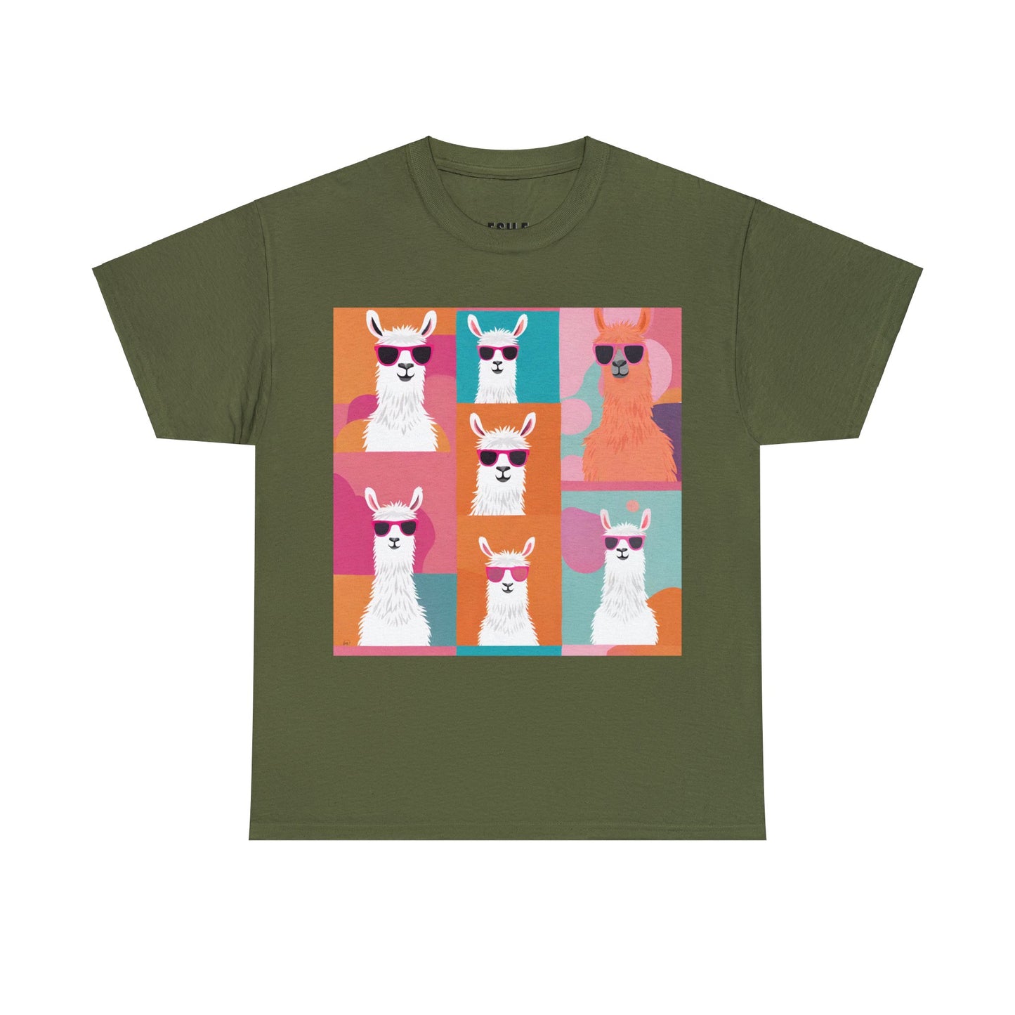 Rainbow Llama Portraits Tee