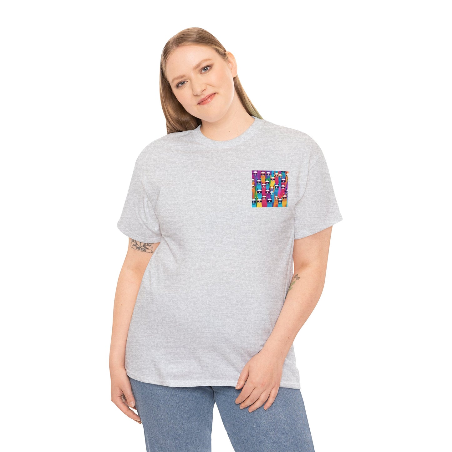 Colourful Llama Crew Tee