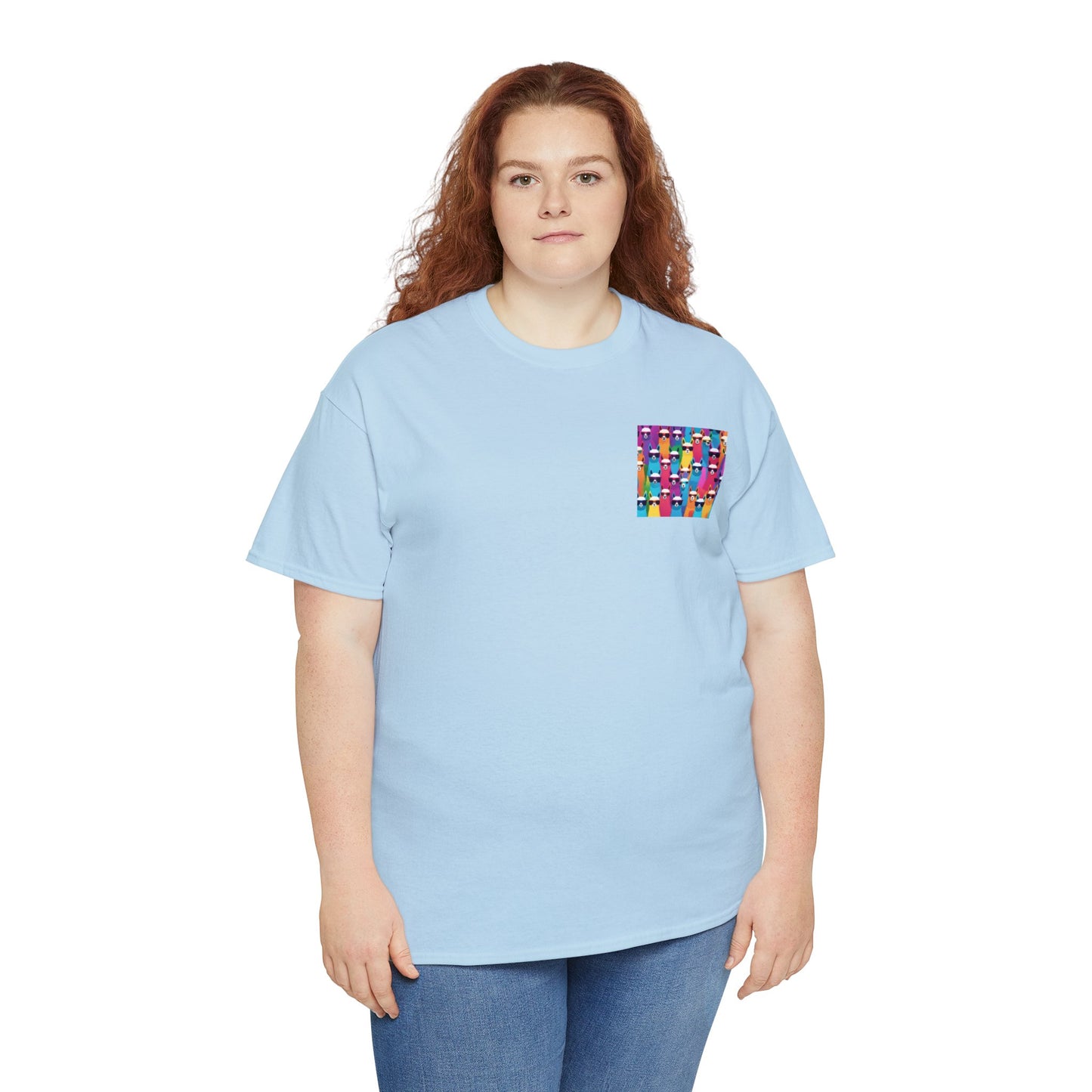 Colourful Llama Crew Tee