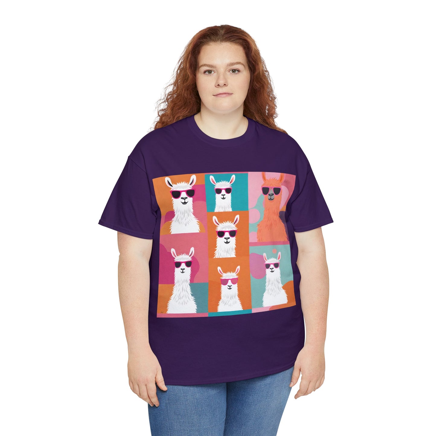 Rainbow Llama Portraits Tee