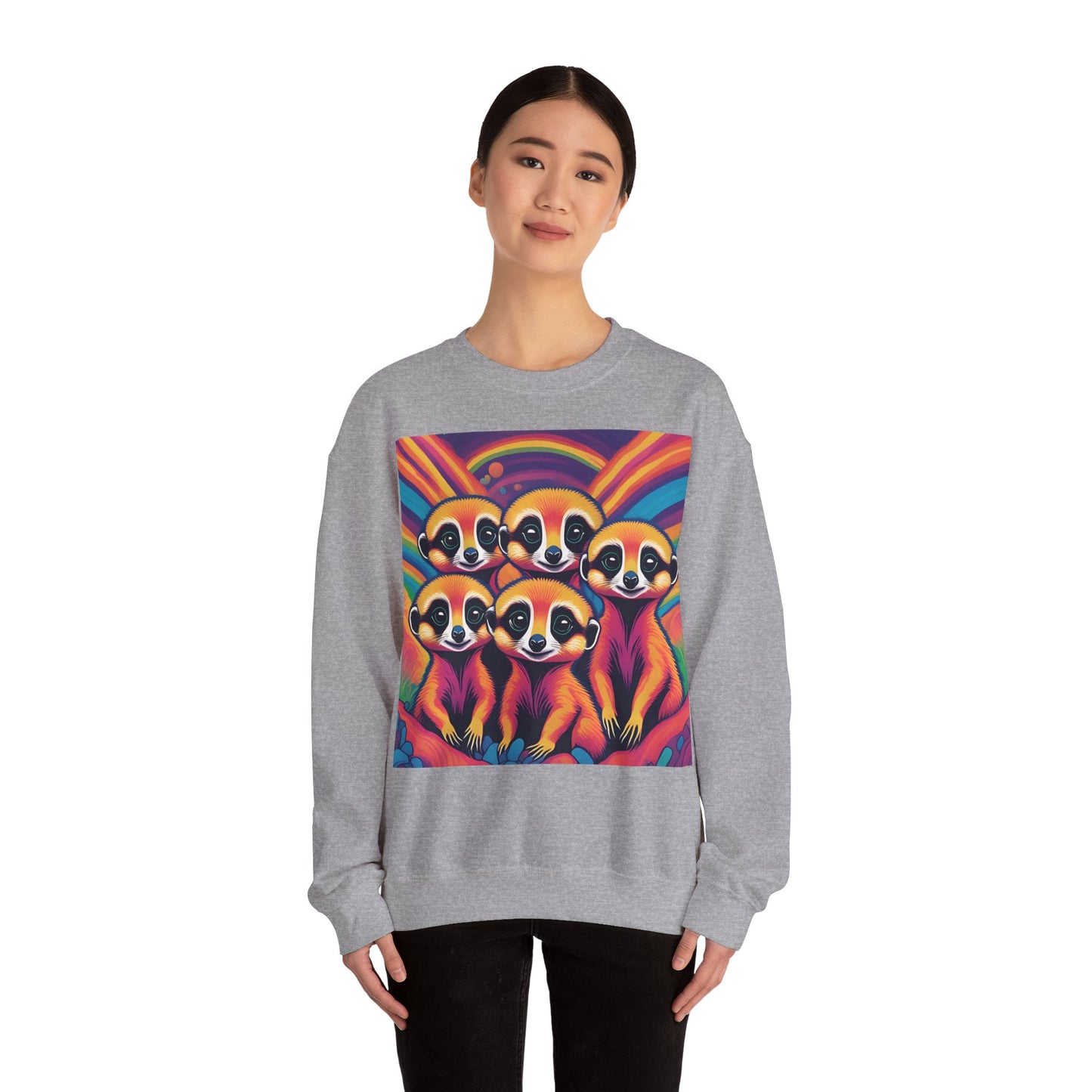 Cute Meerkats Unisex Heavy Blend™ Crewneck Sweatshirt