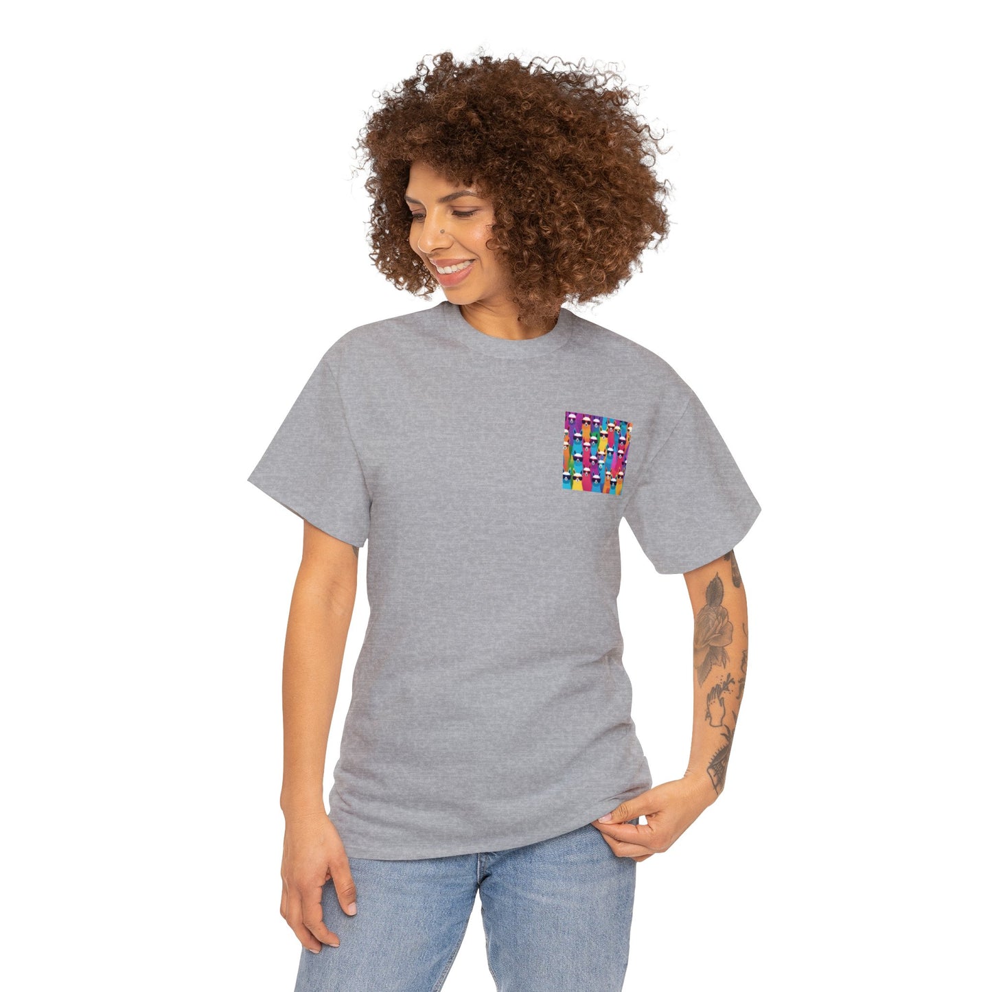 Colourful Llama Crew Tee