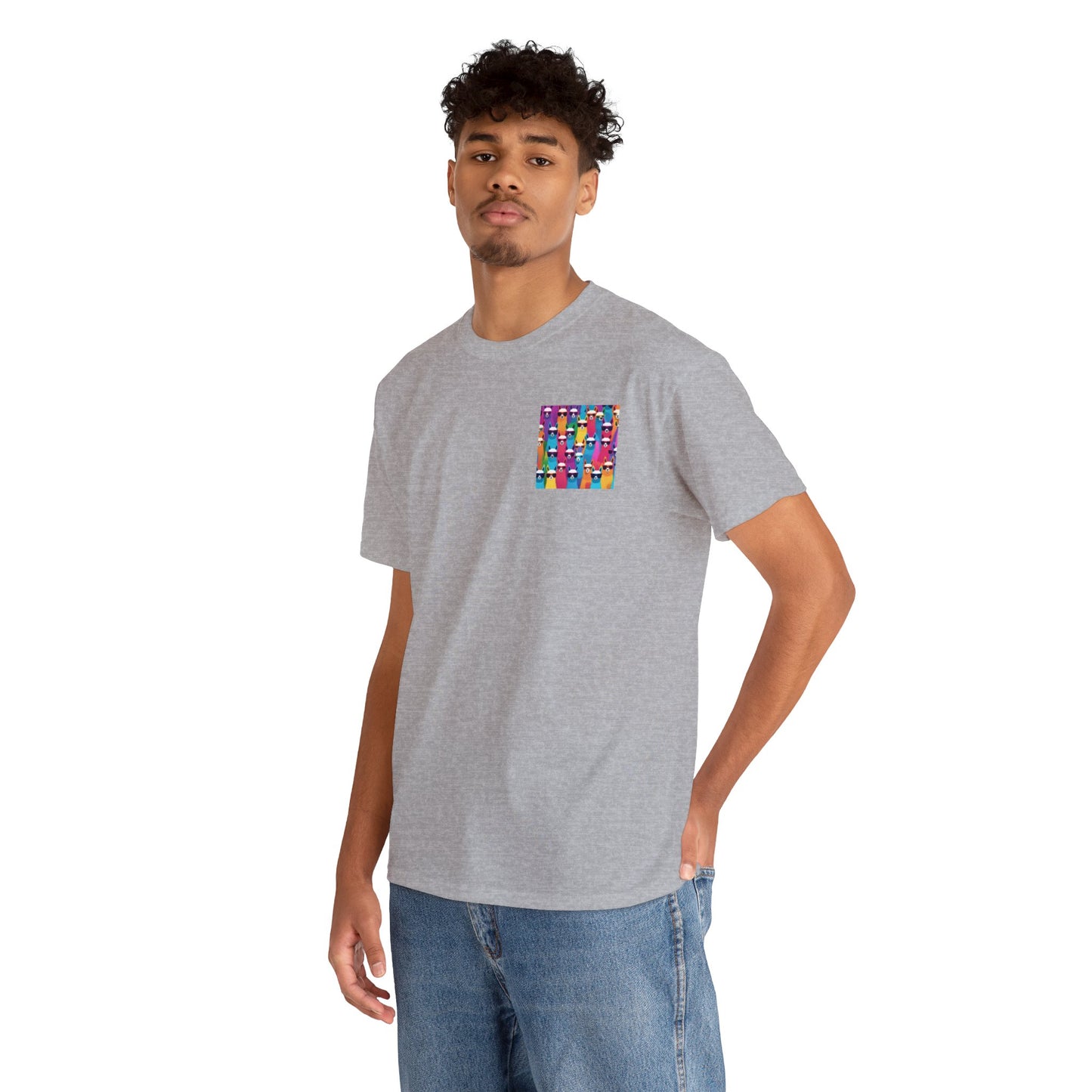 Colourful Llama Crew Tee