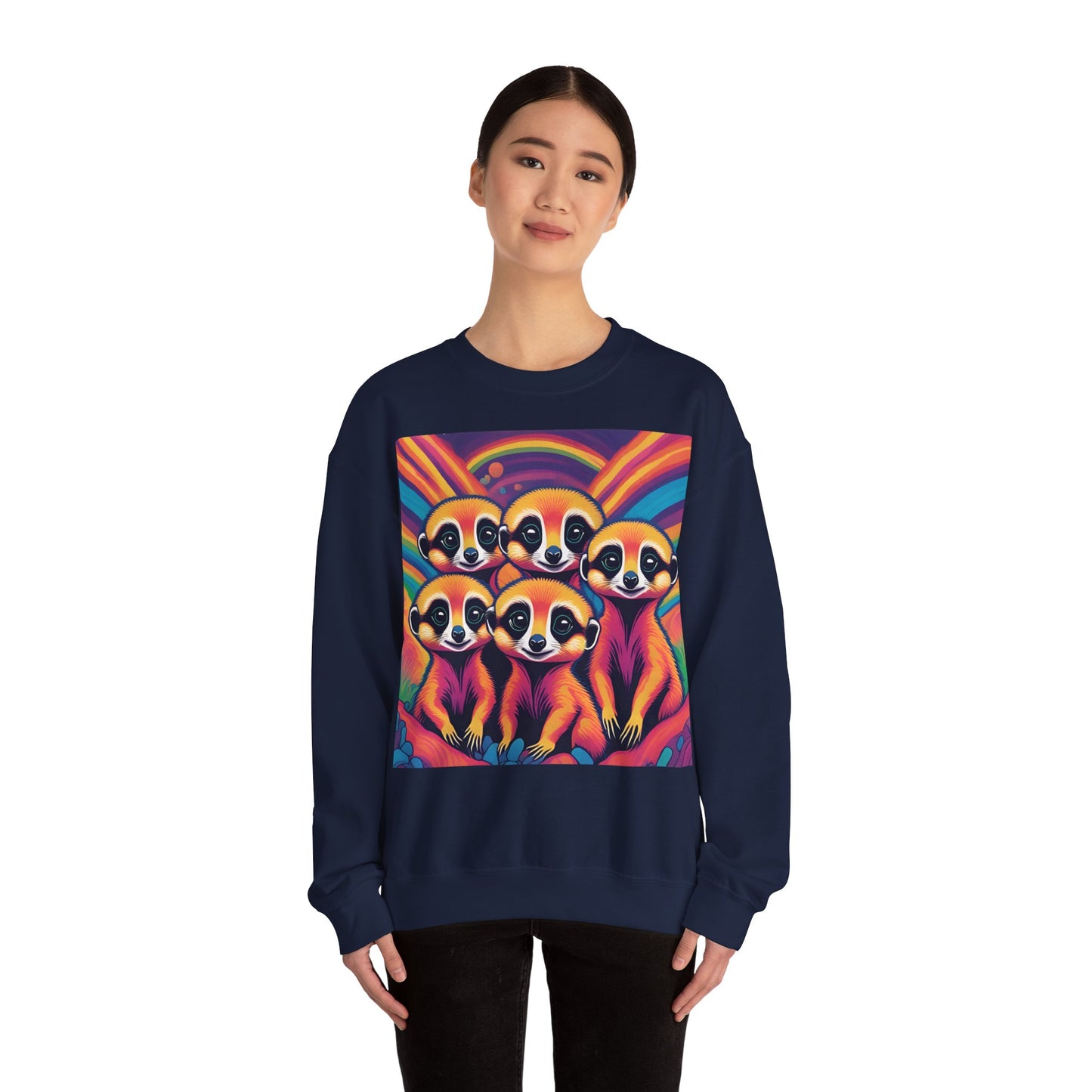 Cute Meerkats Unisex Heavy Blend™ Crewneck Sweatshirt