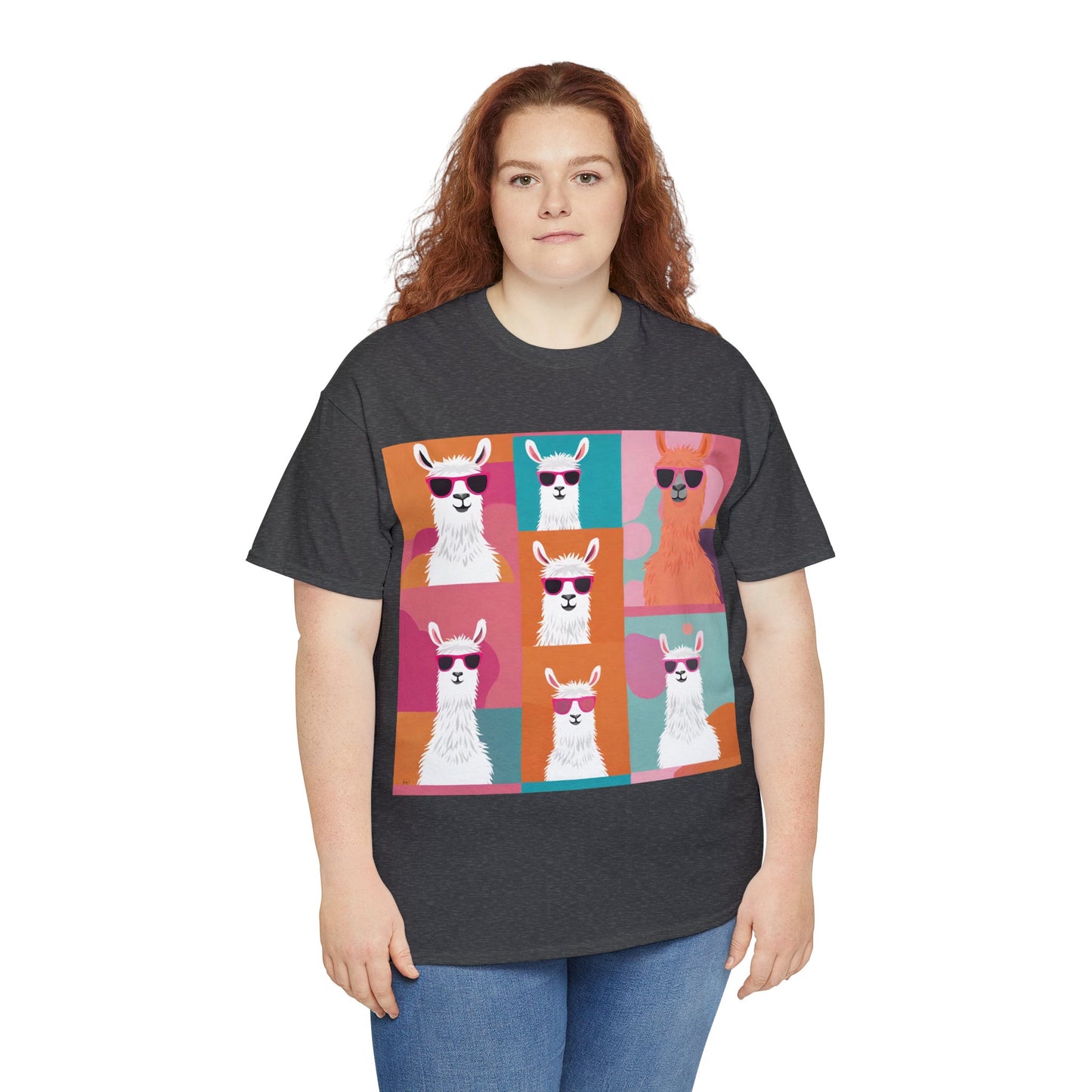 Rainbow Llama Portraits Tee