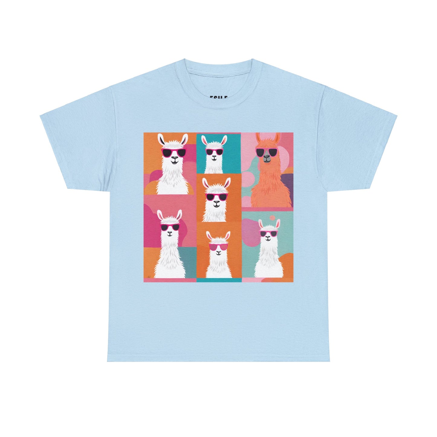 Rainbow Llama Portraits Tee