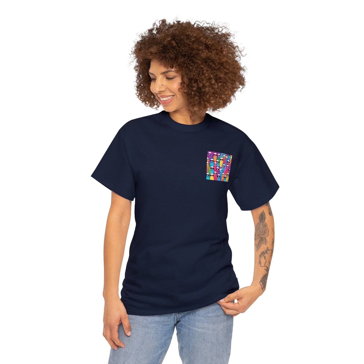 Colourful Llama Crew Tee