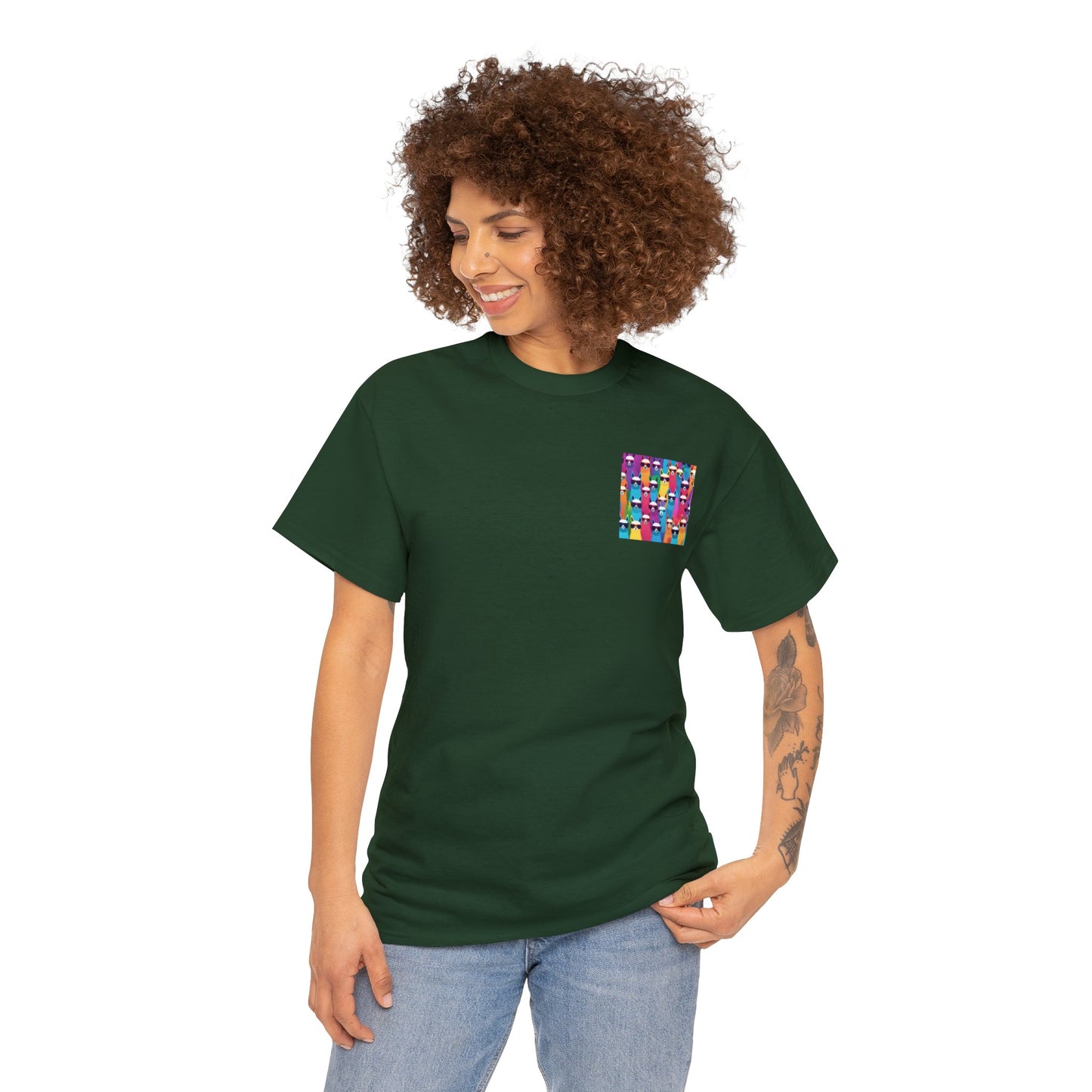 Colourful Llama Crew Tee