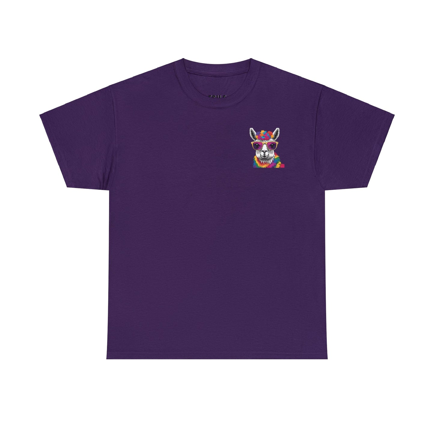 Colourful Llama Unisex Heavy Cotton Tee
