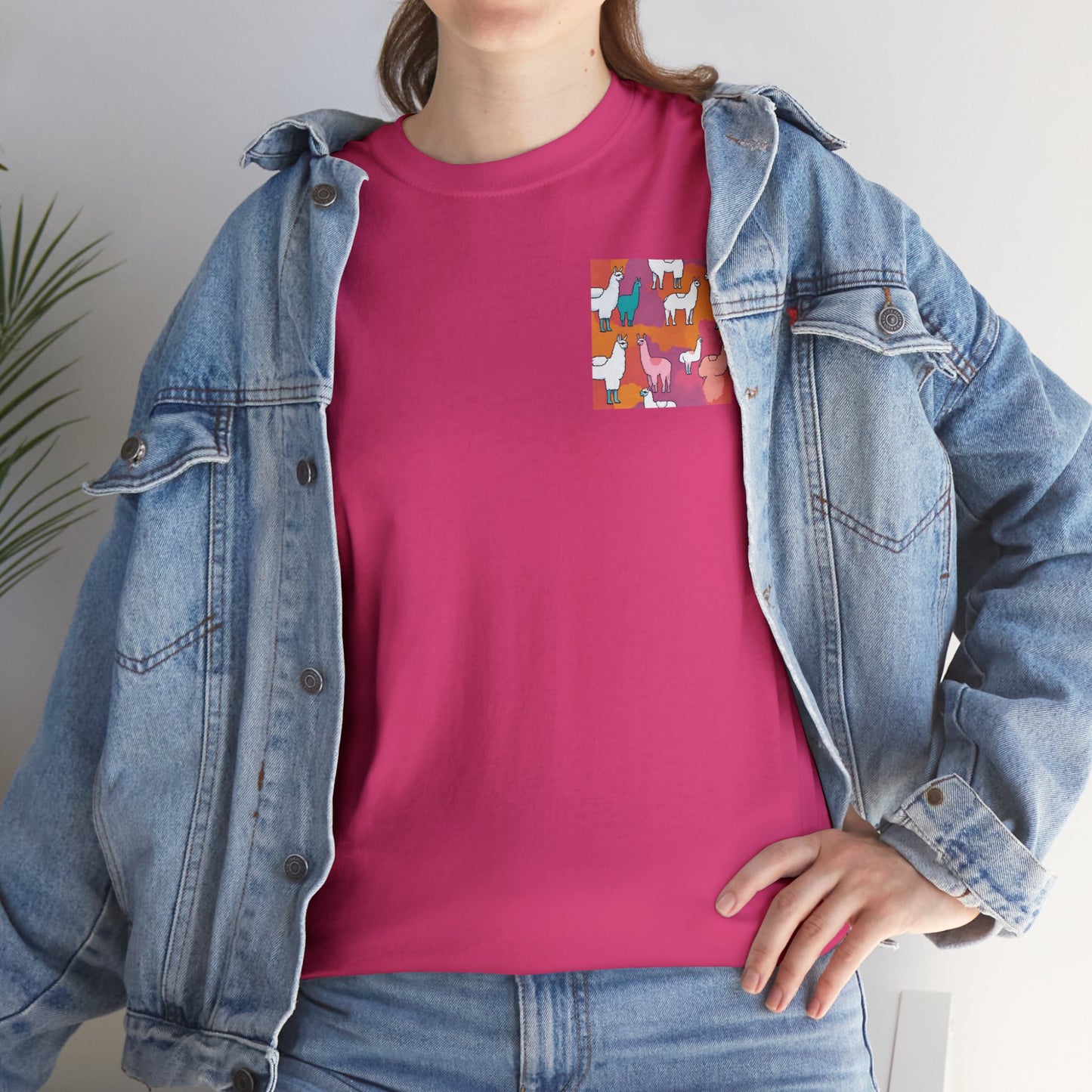 Sunset Llama Tee