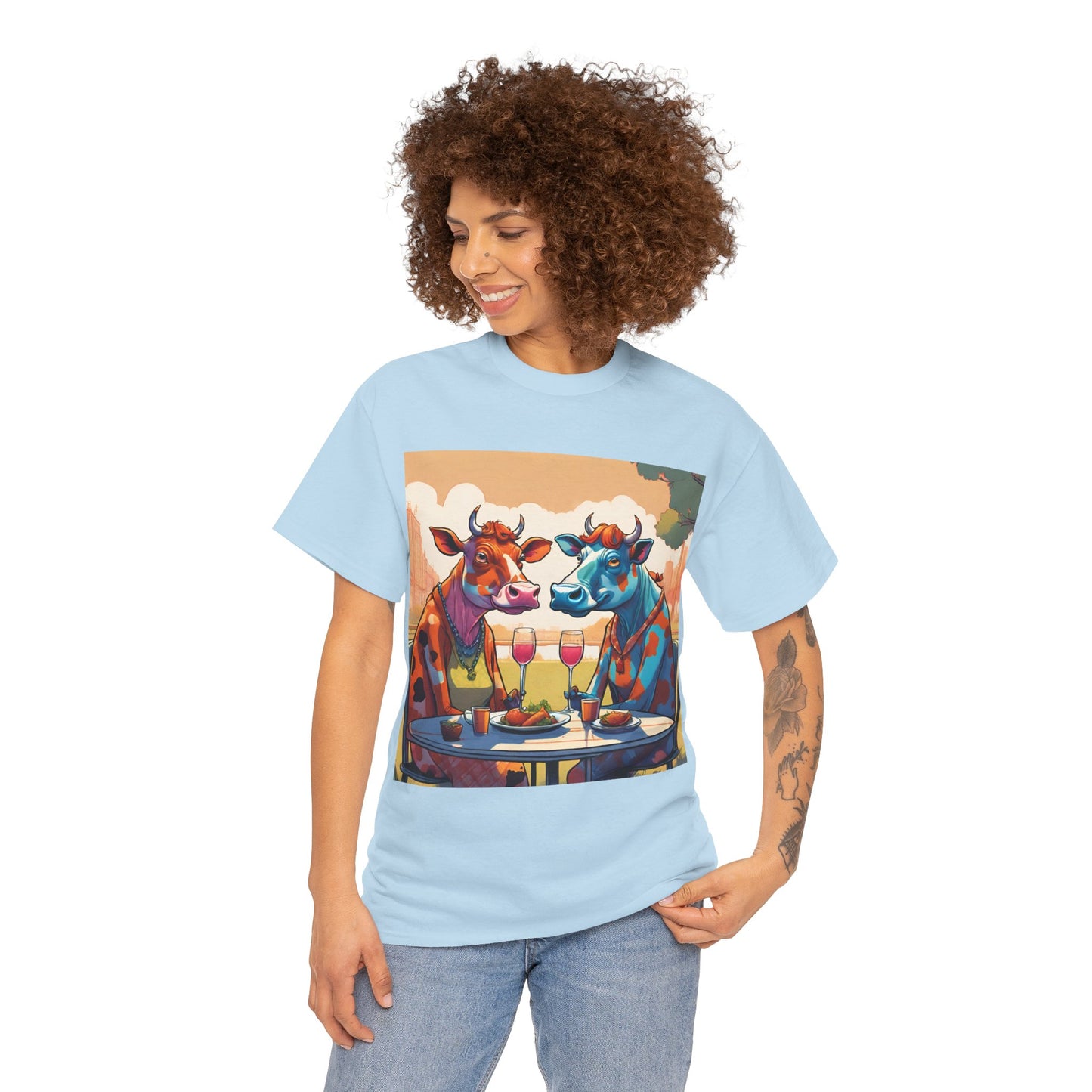 Cows on a Date Tee