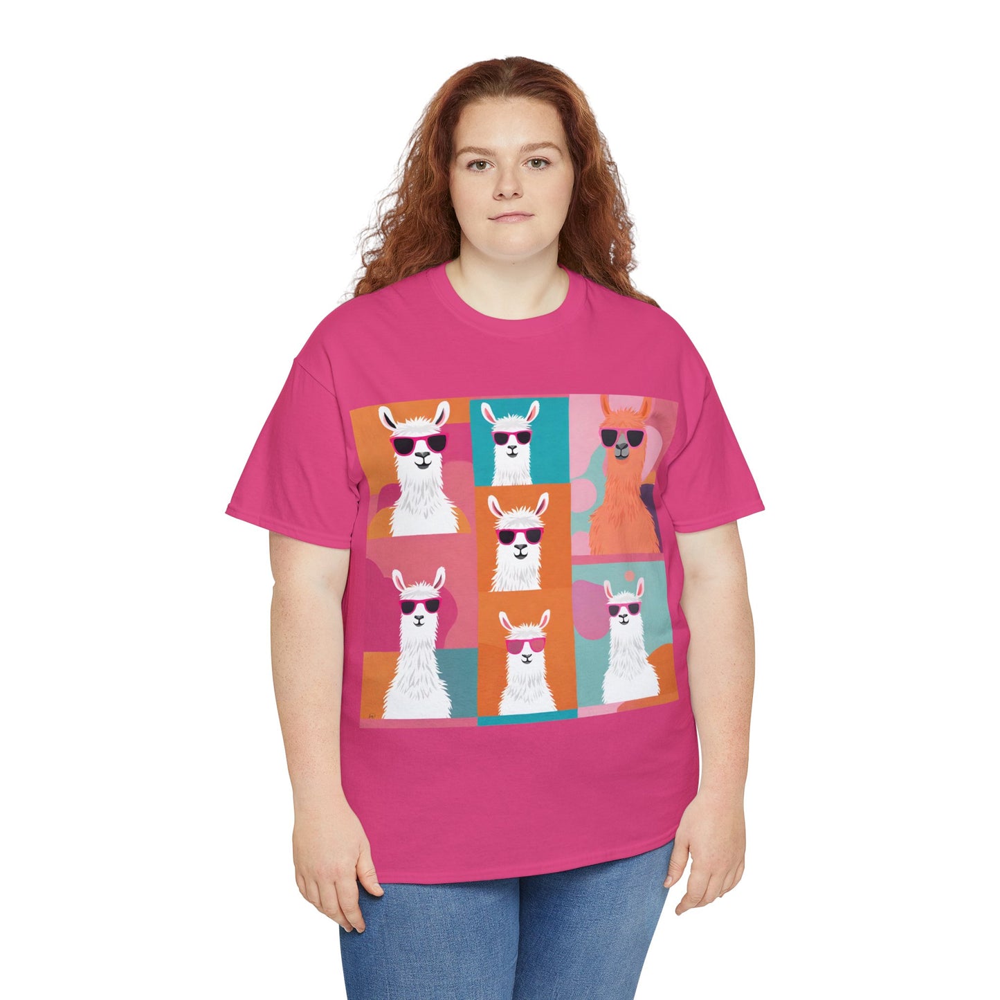 Rainbow Llama Portraits Tee