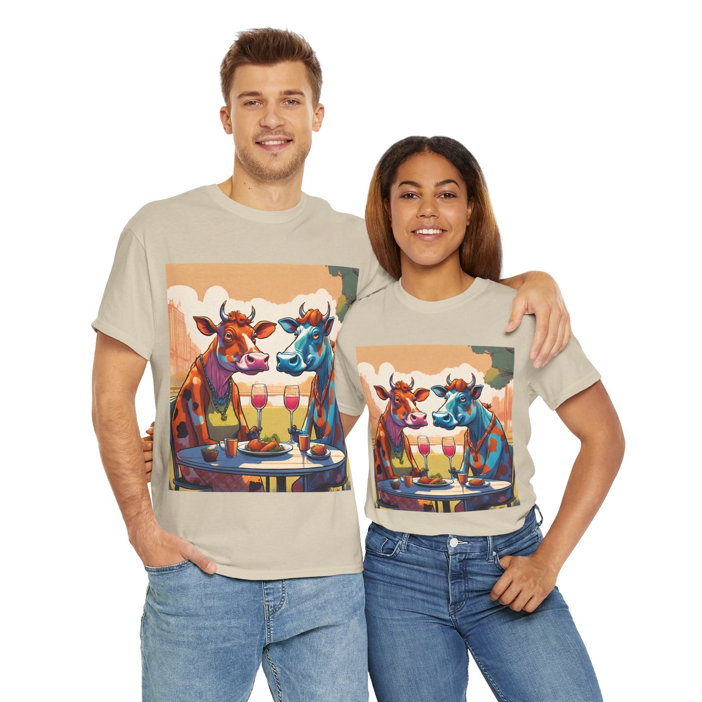 Cows on a Date Tee