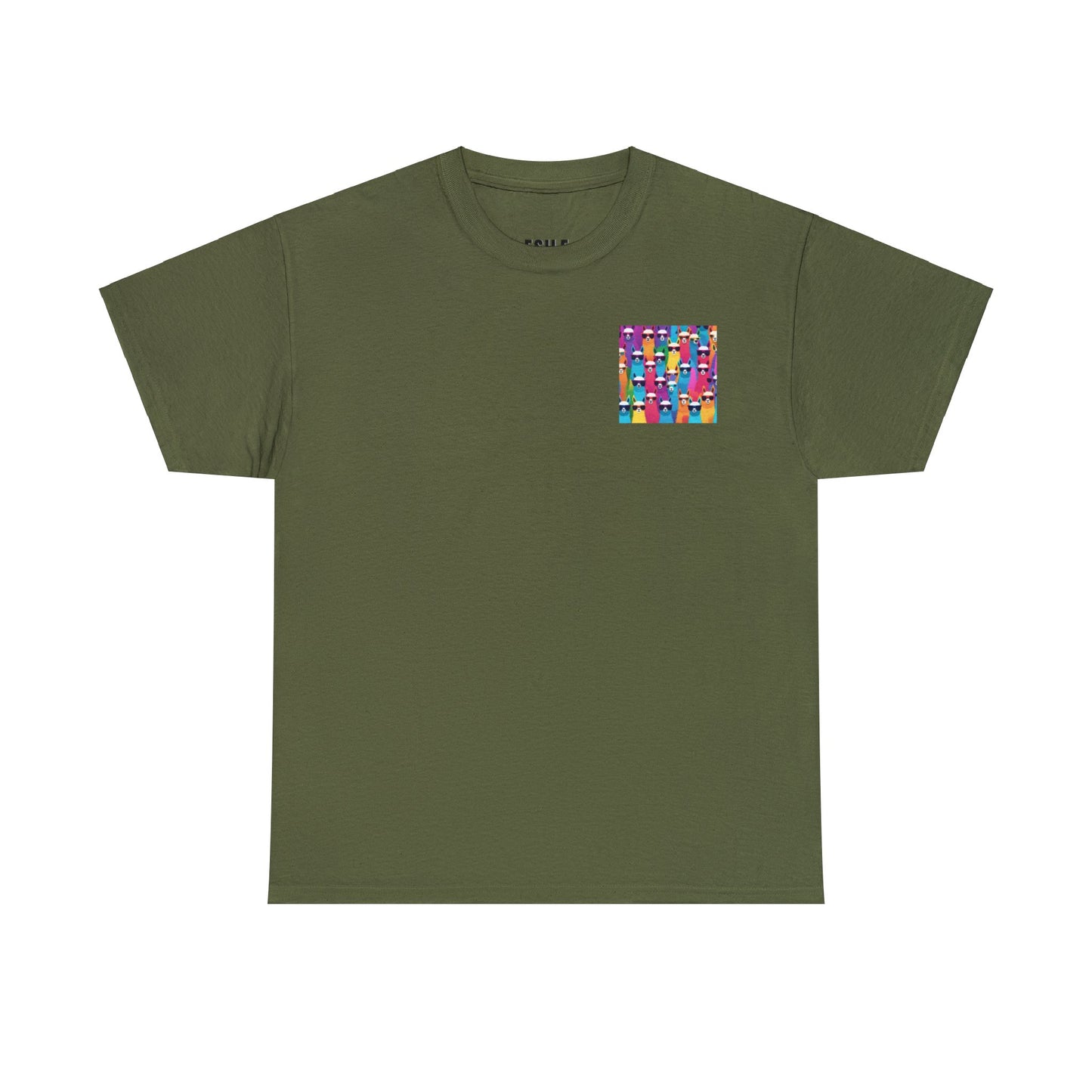 Colourful Llama Crew Tee