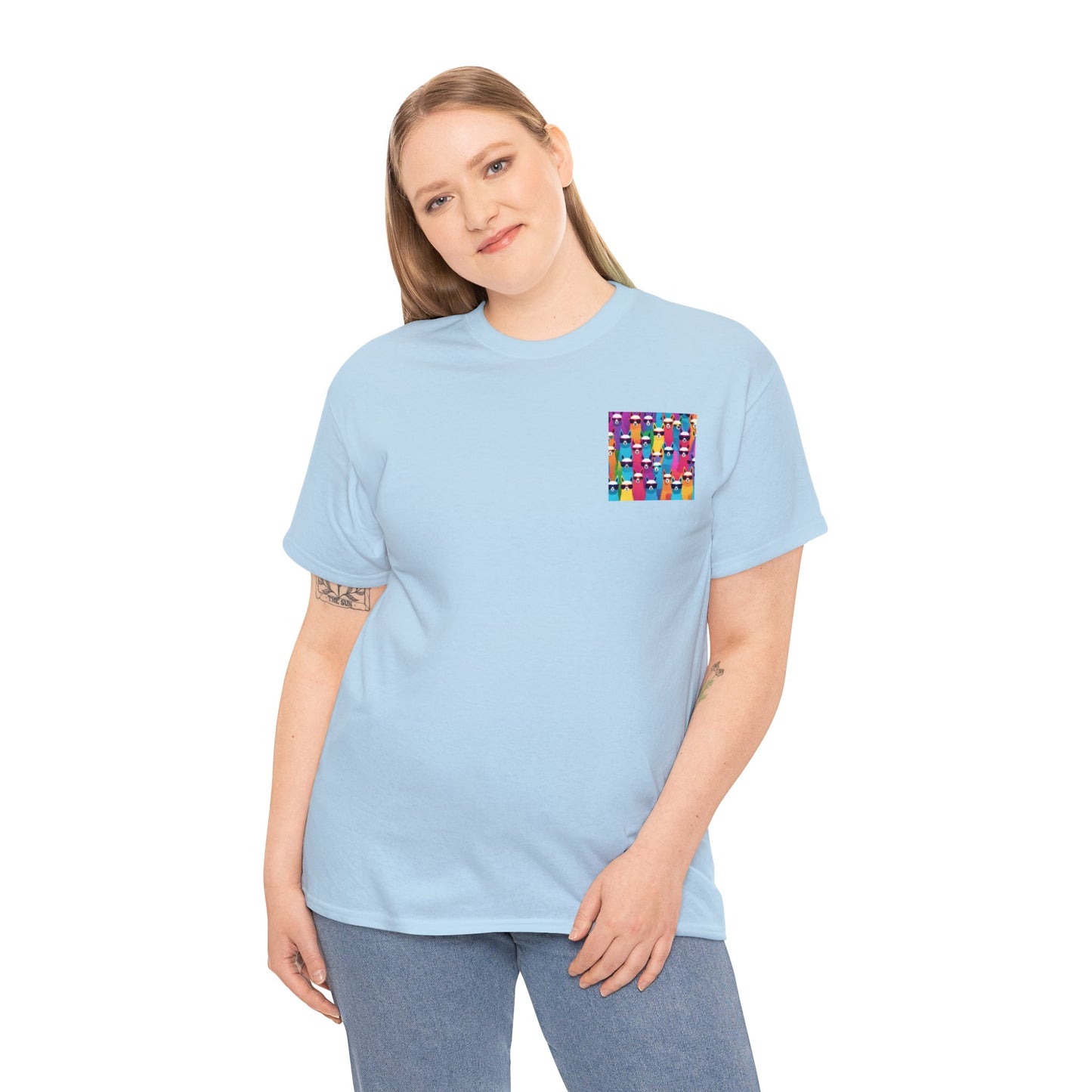 Colourful Llama Crew Tee
