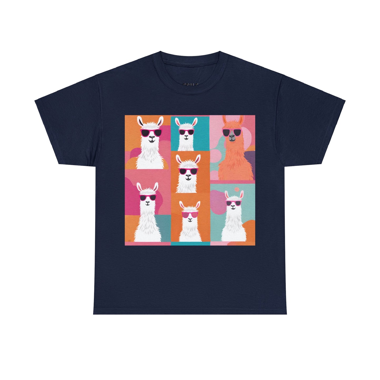 Rainbow Llama Portraits Tee