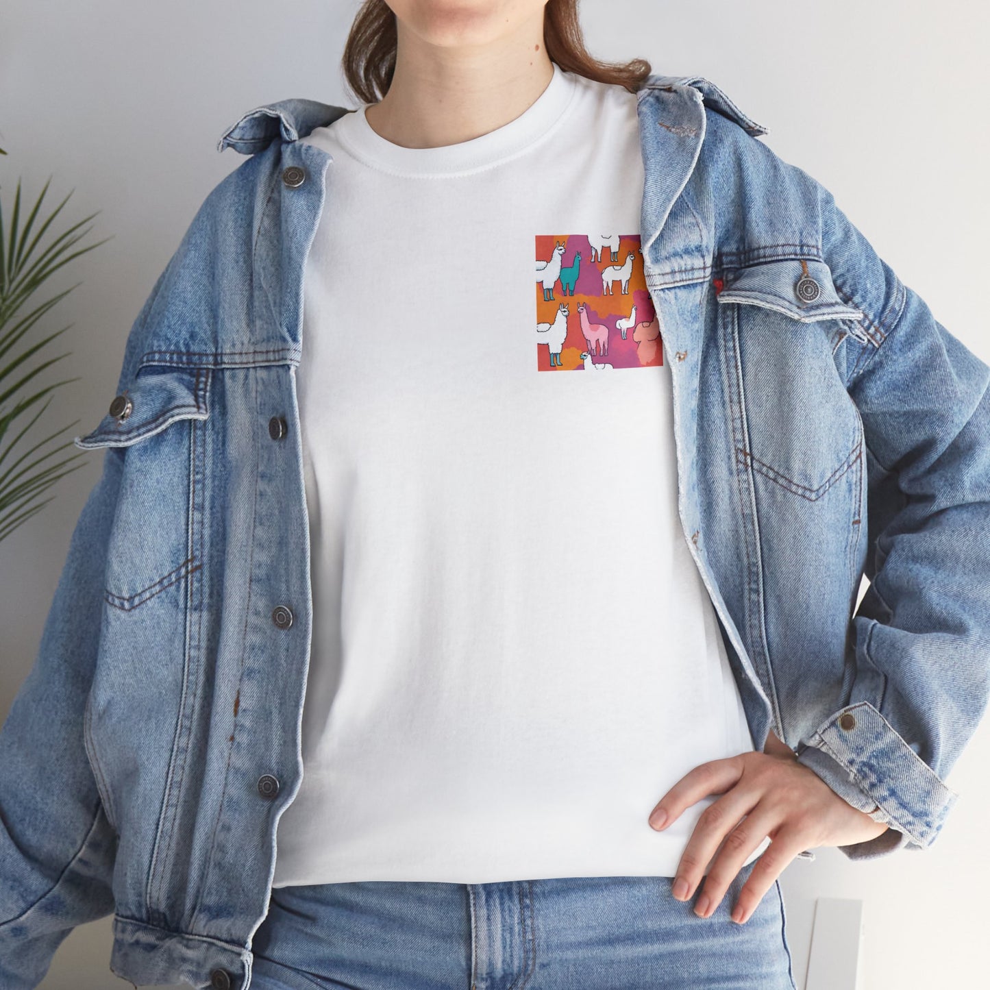 Sunset Llama Tee