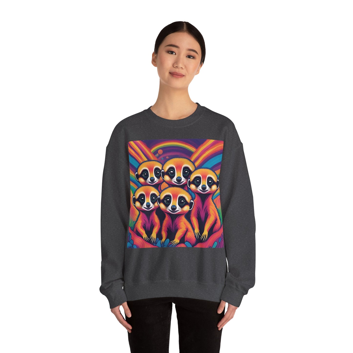 Cute Meerkats Unisex Heavy Blend™ Crewneck Sweatshirt