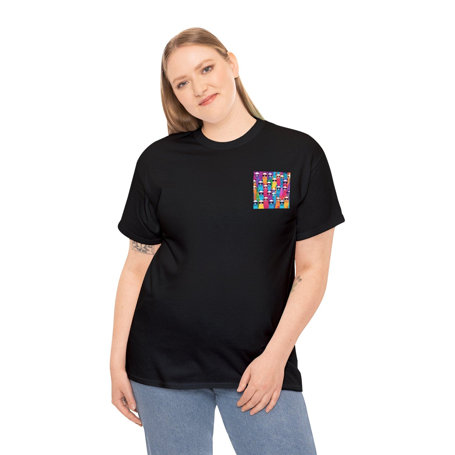 Colourful Llama Crew Tee