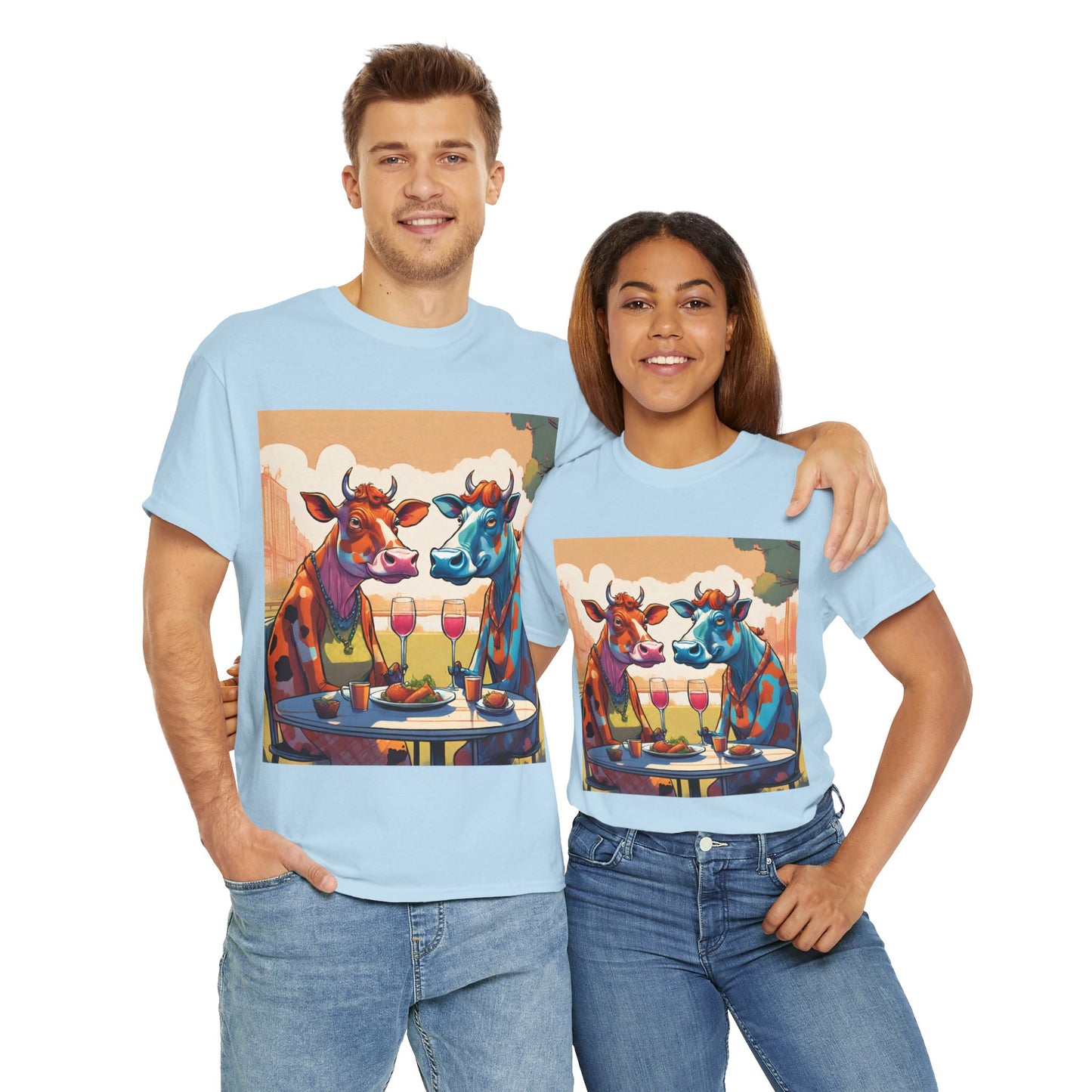 Cows on a Date Tee