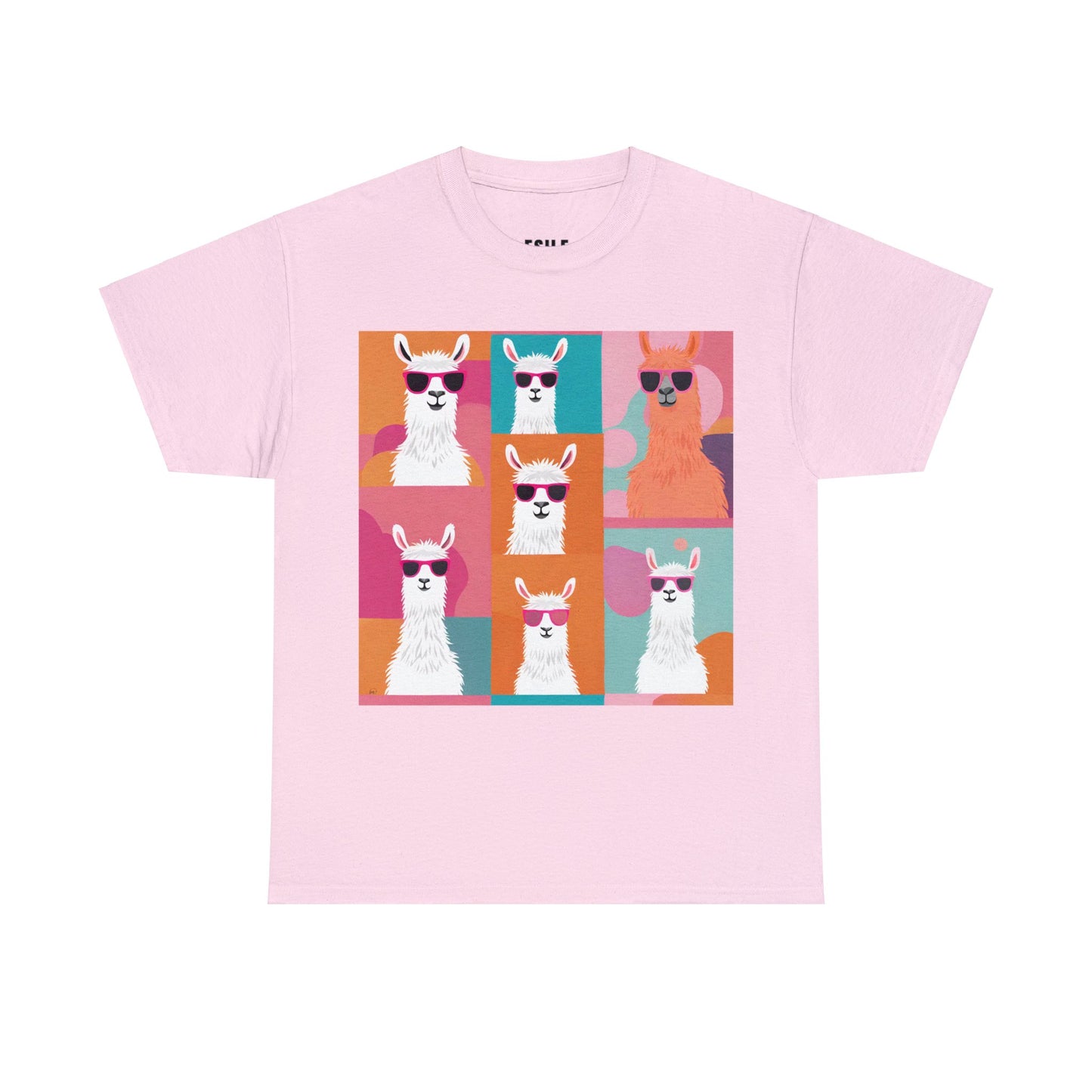 Rainbow Llama Portraits Tee