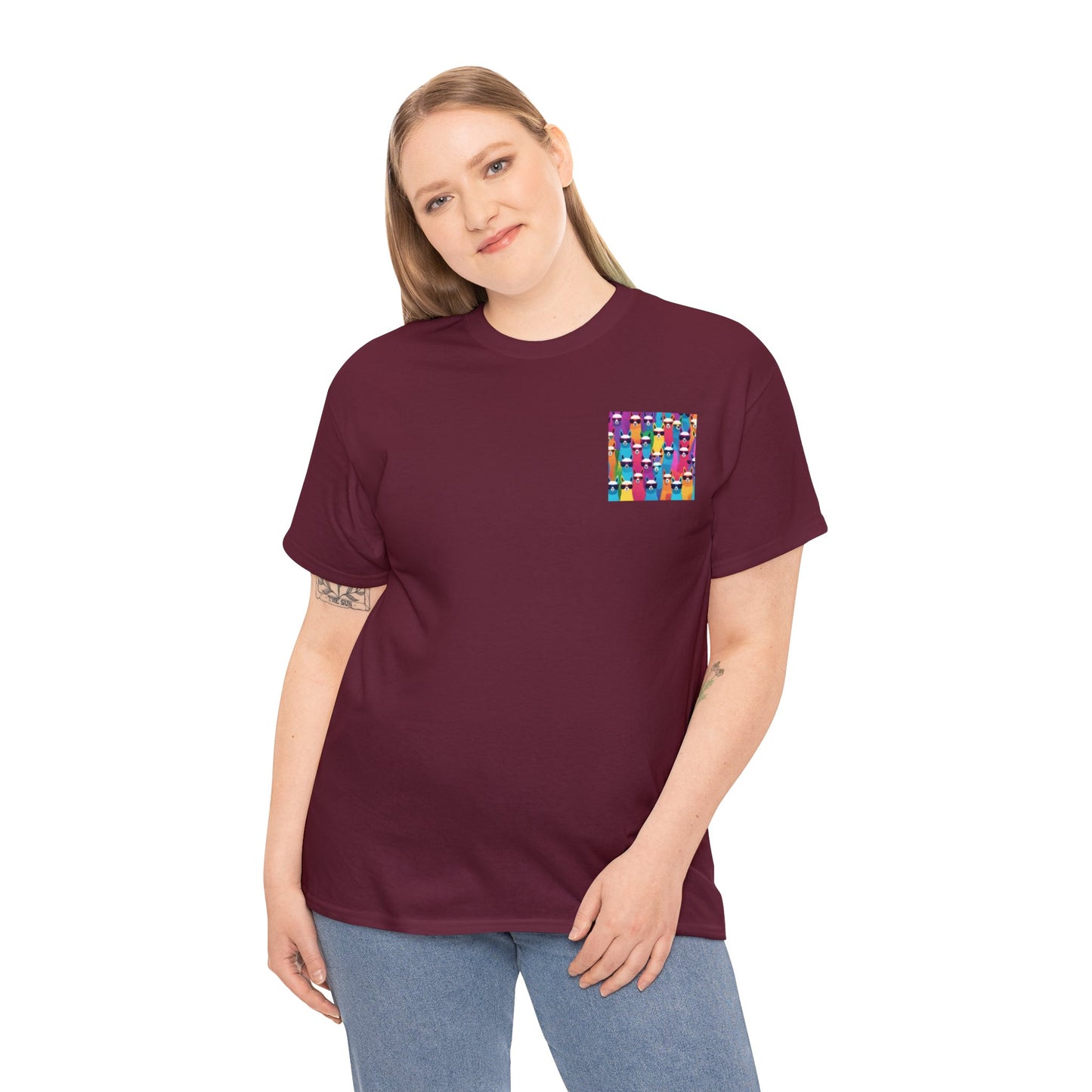 Colourful Llama Crew Tee
