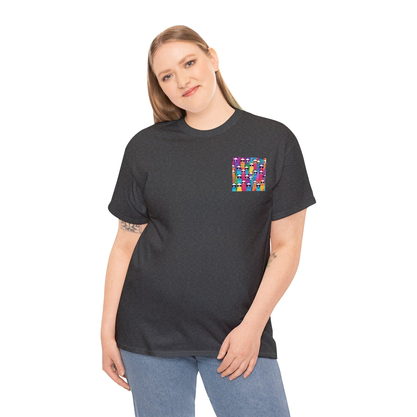 Colourful Llama Crew Tee