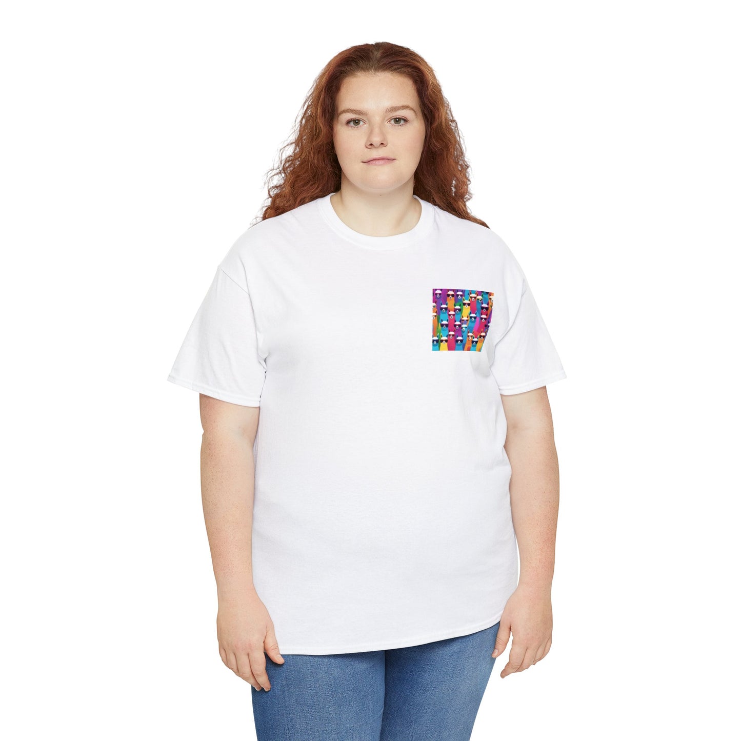 Colourful Llama Crew Tee