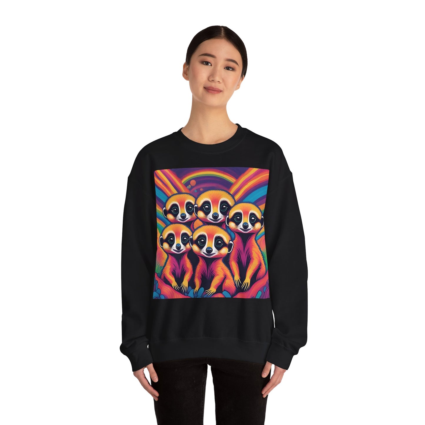 Cute Meerkats Unisex Heavy Blend™ Crewneck Sweatshirt