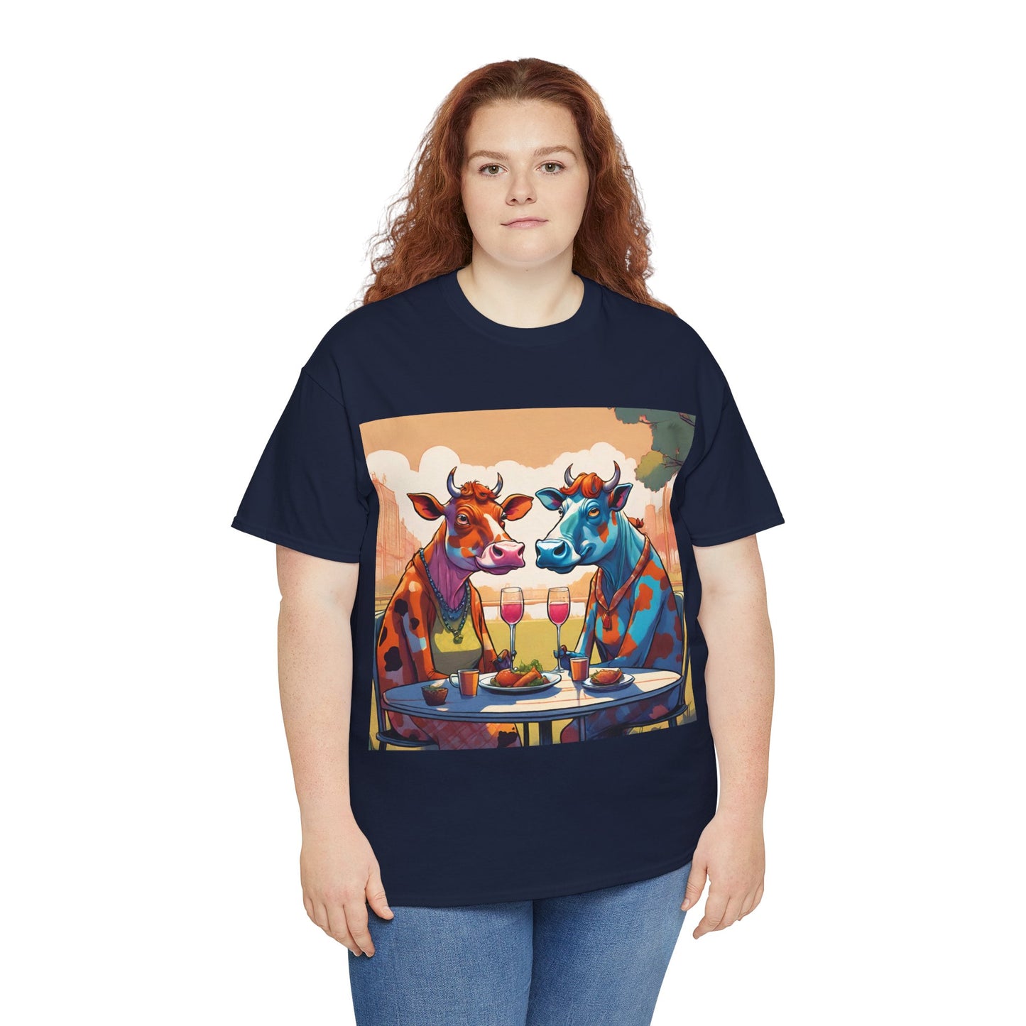 Cows on a Date Tee