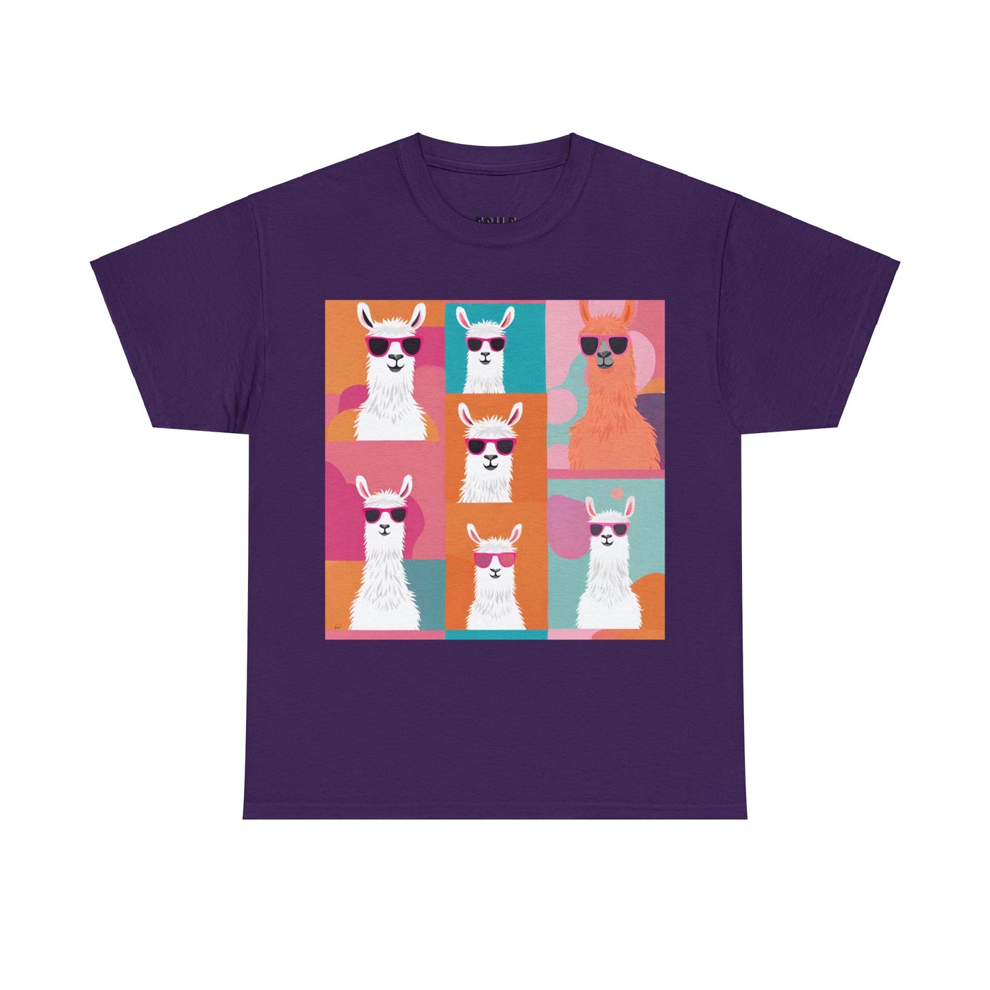 Rainbow Llama Portraits Tee