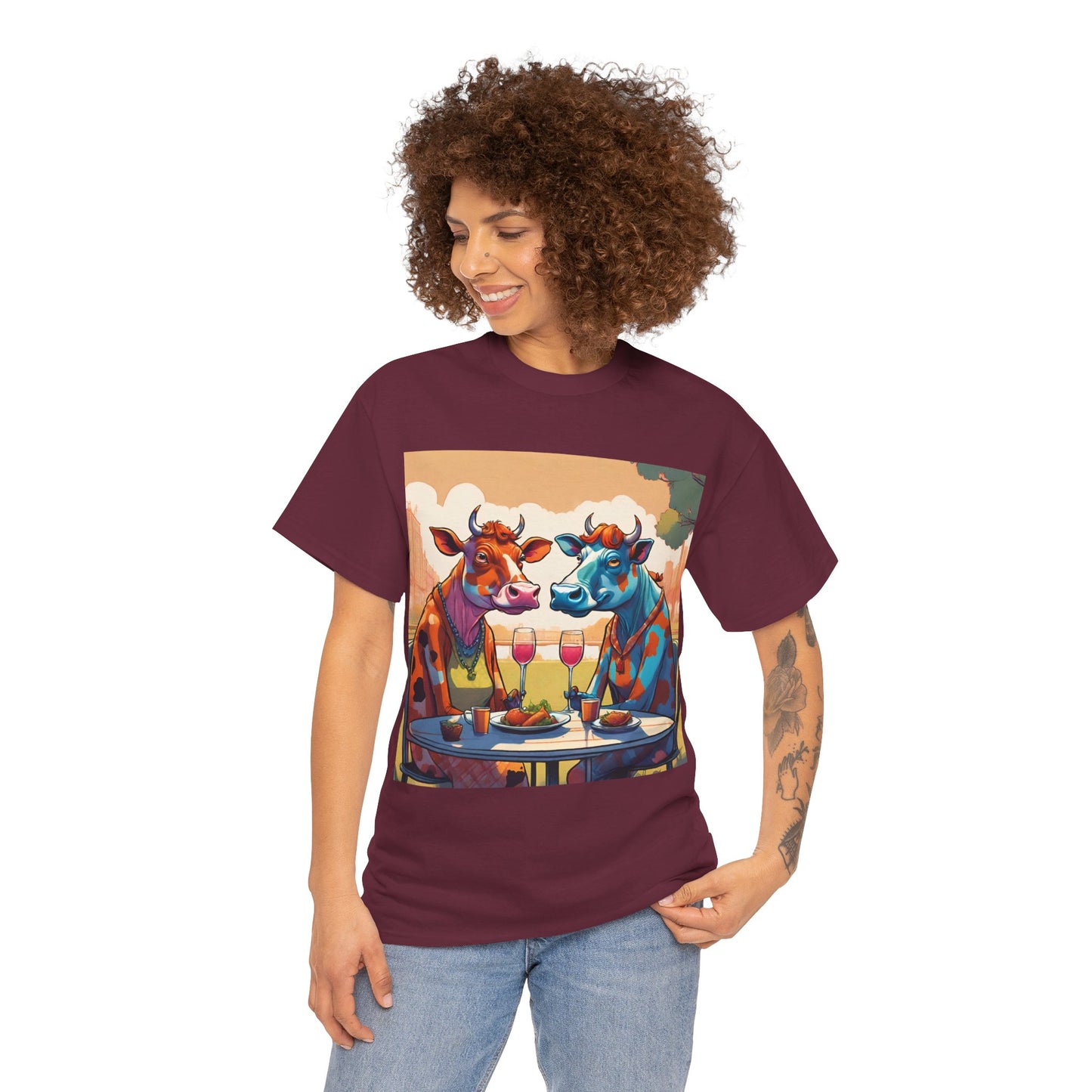 Cows on a Date Tee