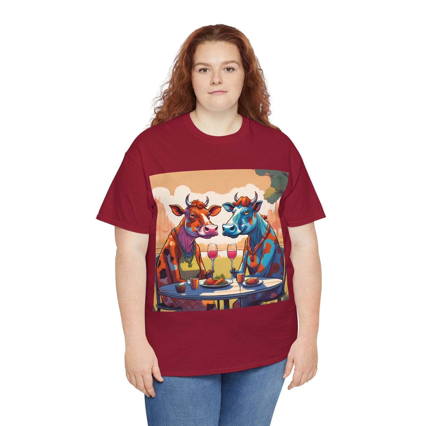 Cows on a Date Tee