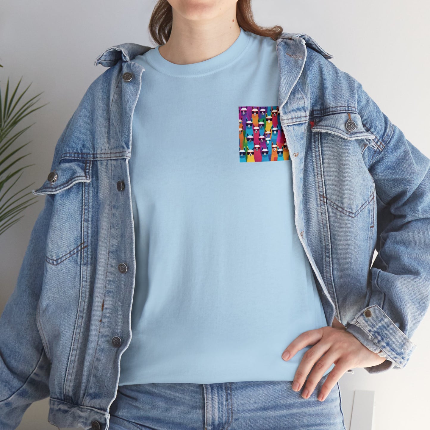 Colourful Llama Crew Tee
