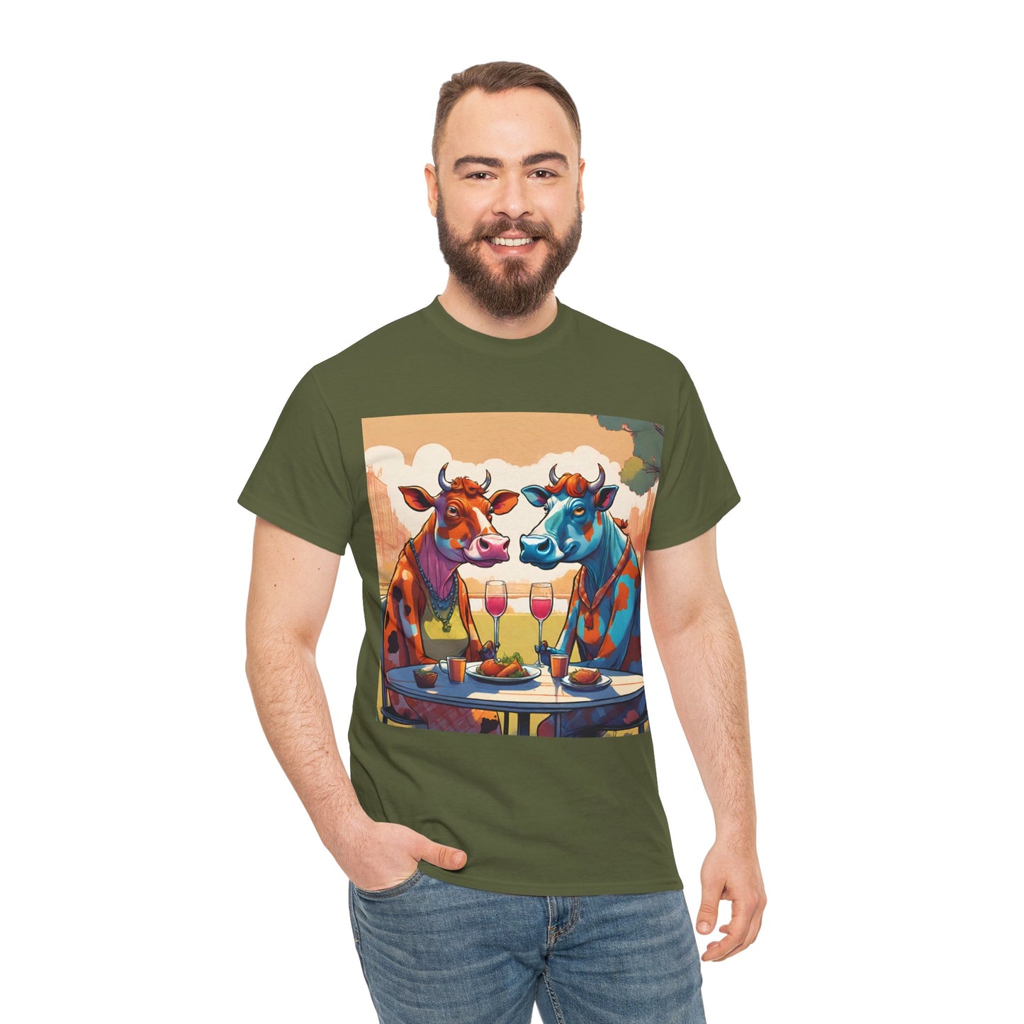 Cows on a Date Tee