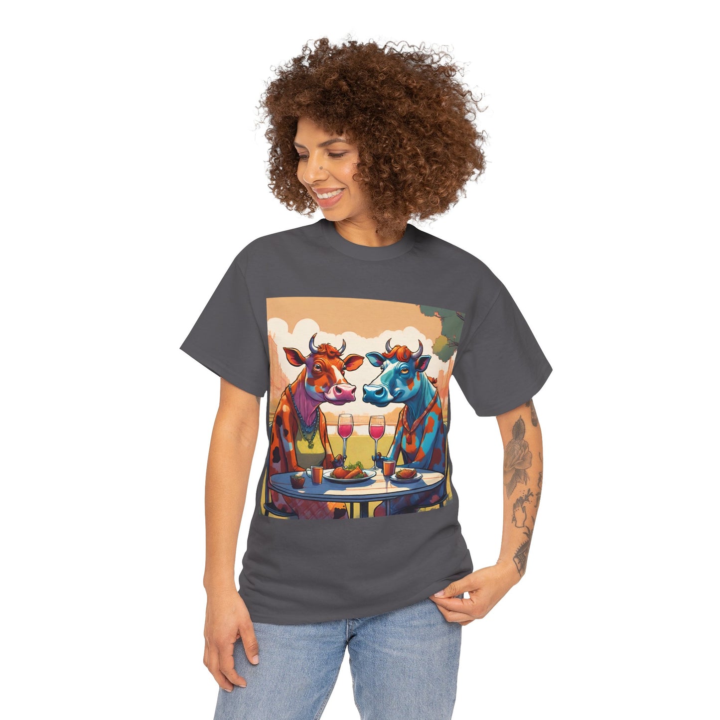Cows on a Date Tee