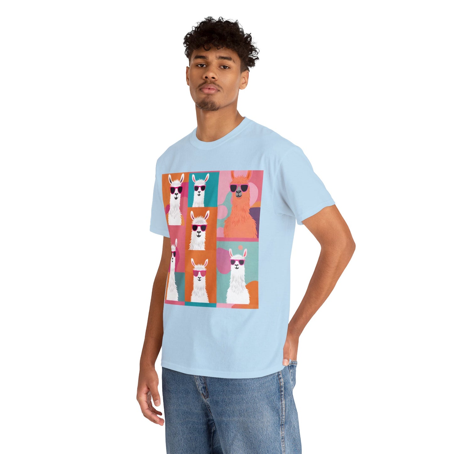 Rainbow Llama Portraits Tee