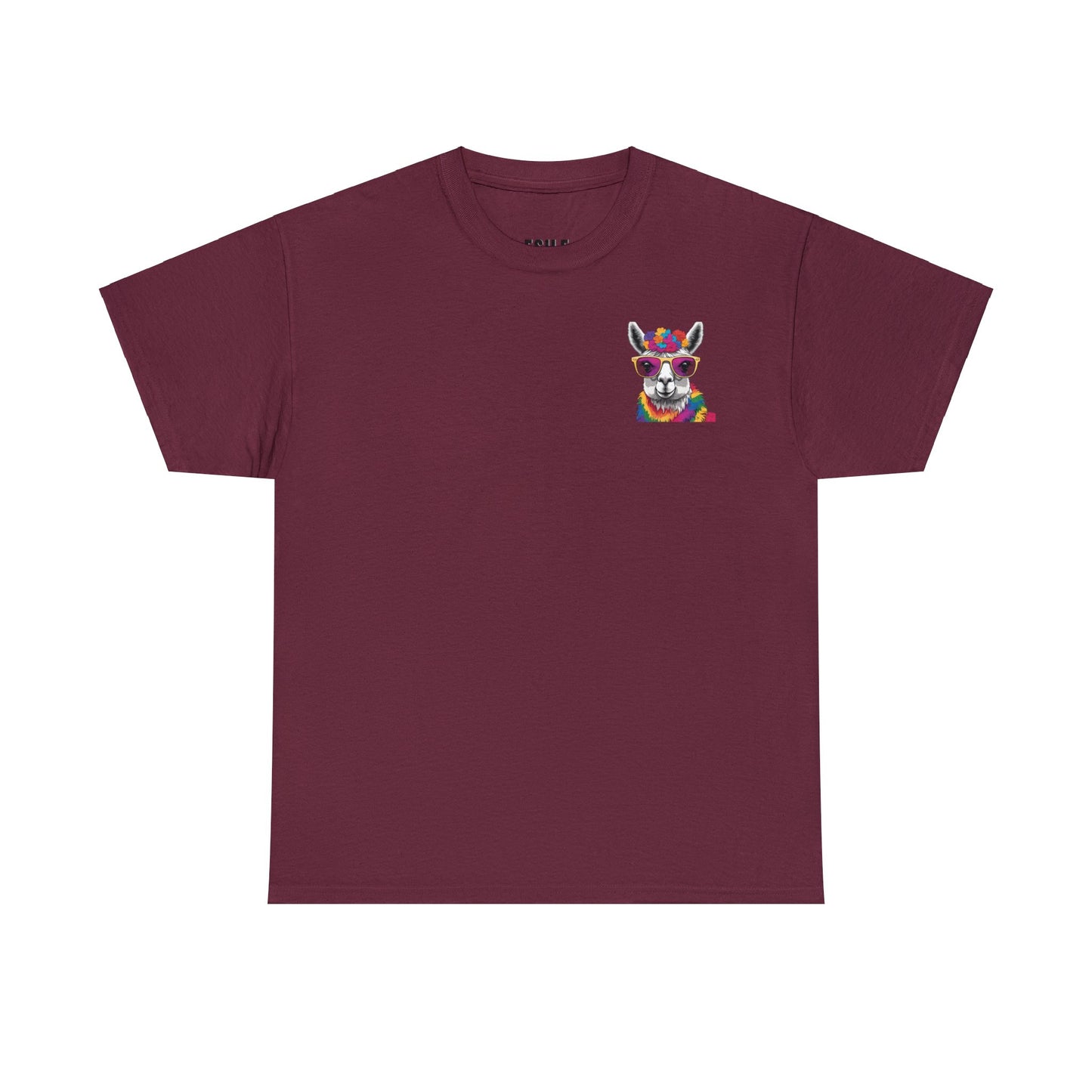 Colourful Llama Unisex Heavy Cotton Tee
