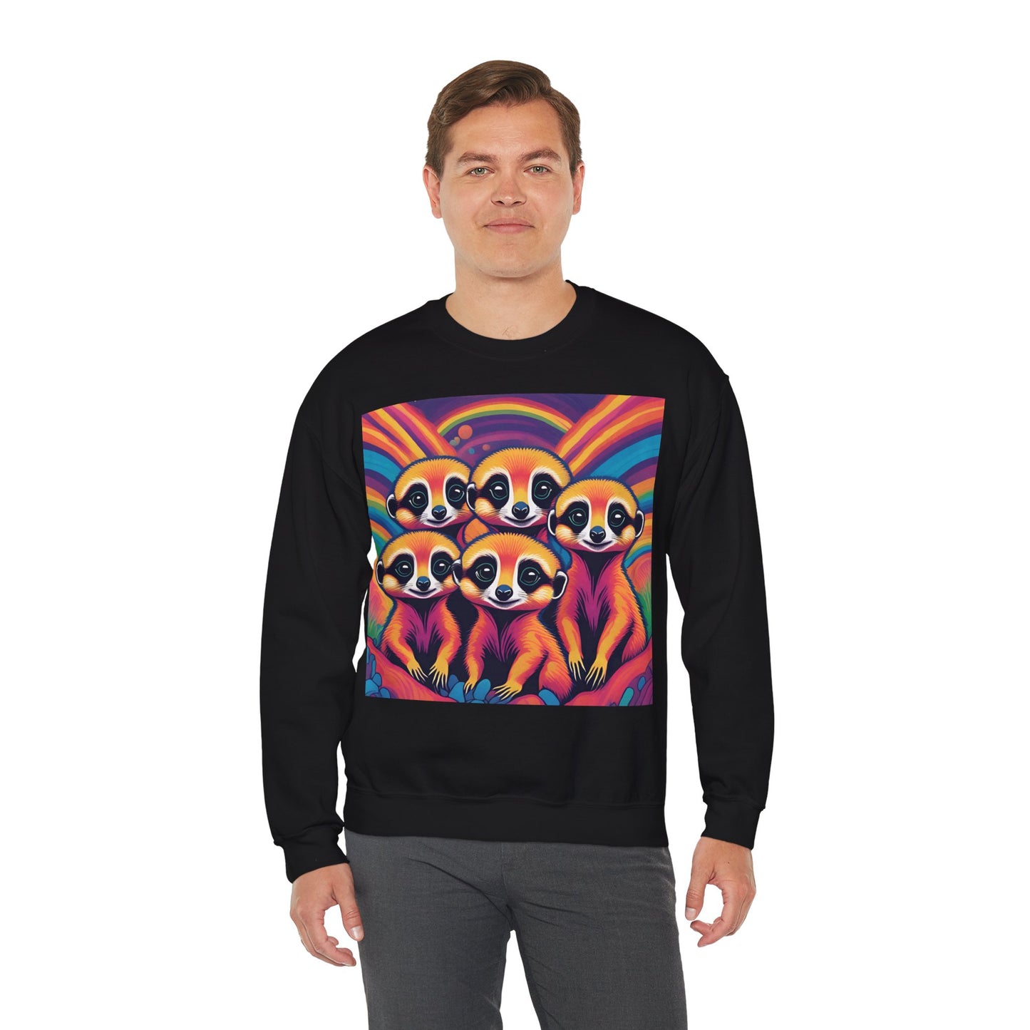 Cute Meerkats Unisex Heavy Blend™ Crewneck Sweatshirt