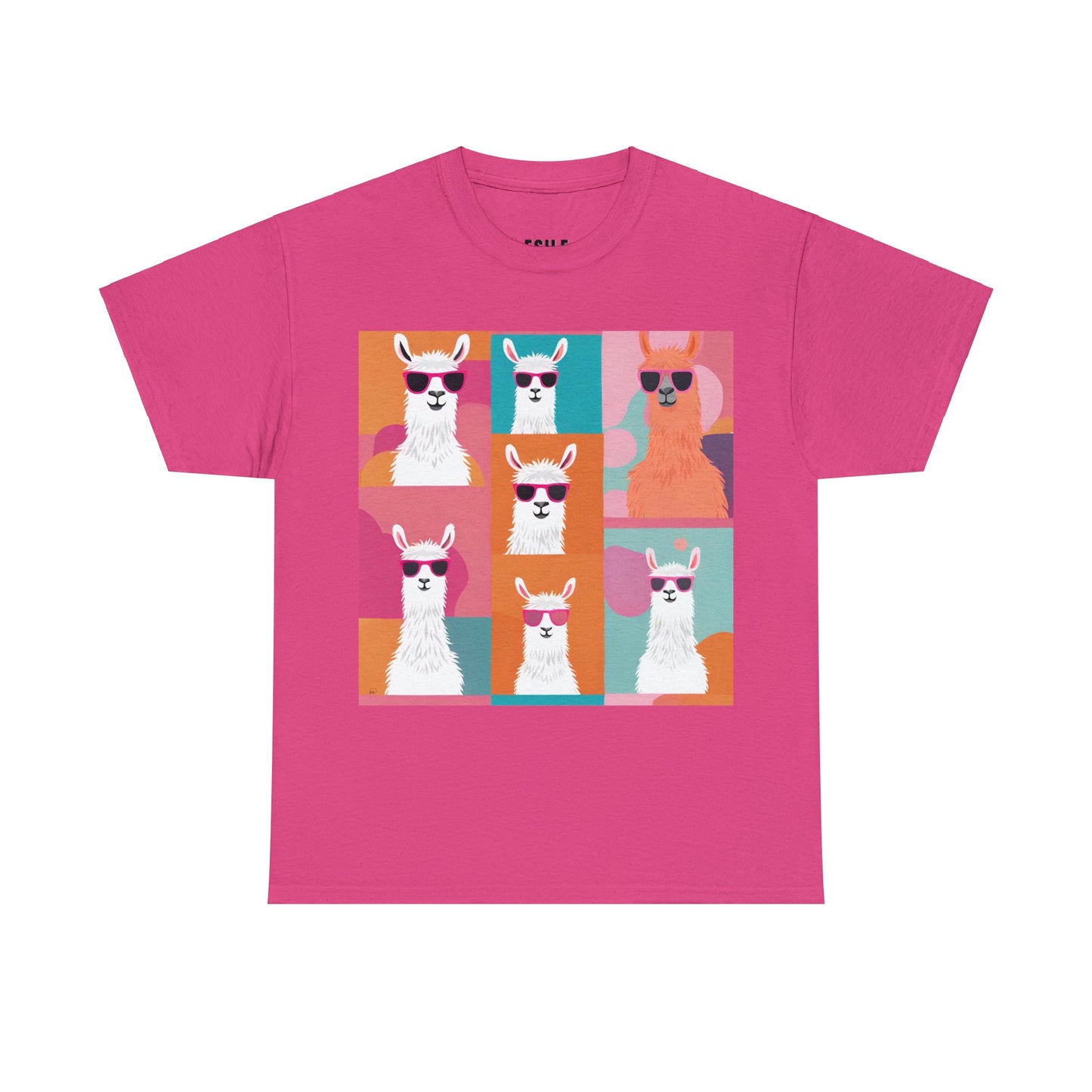Rainbow Llama Portraits Tee