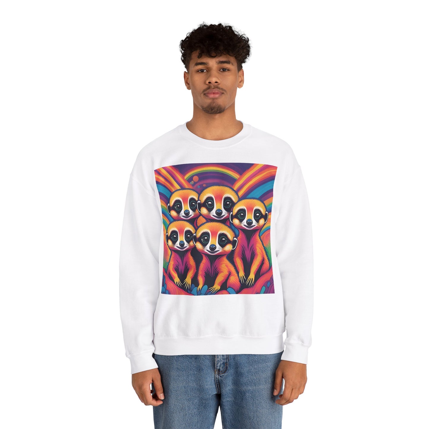 Cute Meerkats Unisex Heavy Blend™ Crewneck Sweatshirt