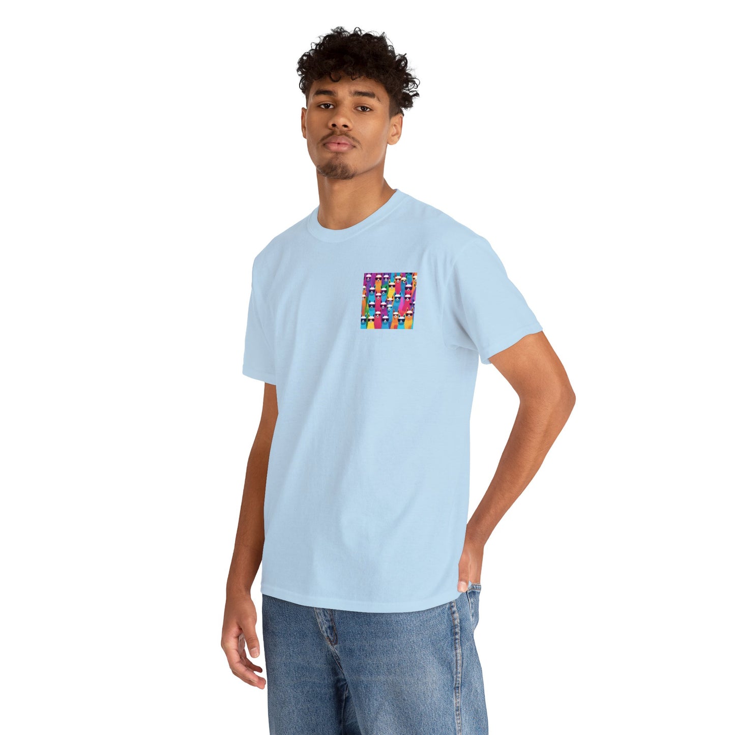 Colourful Llama Crew Tee
