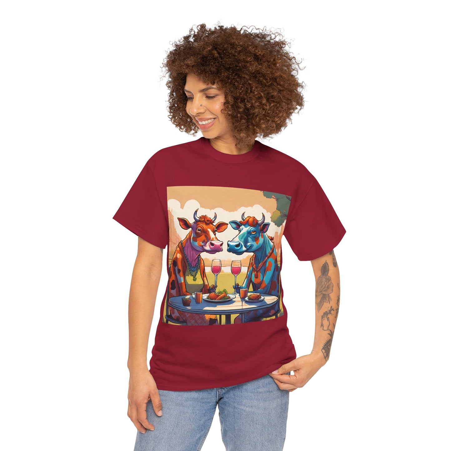 Cows on a Date Tee