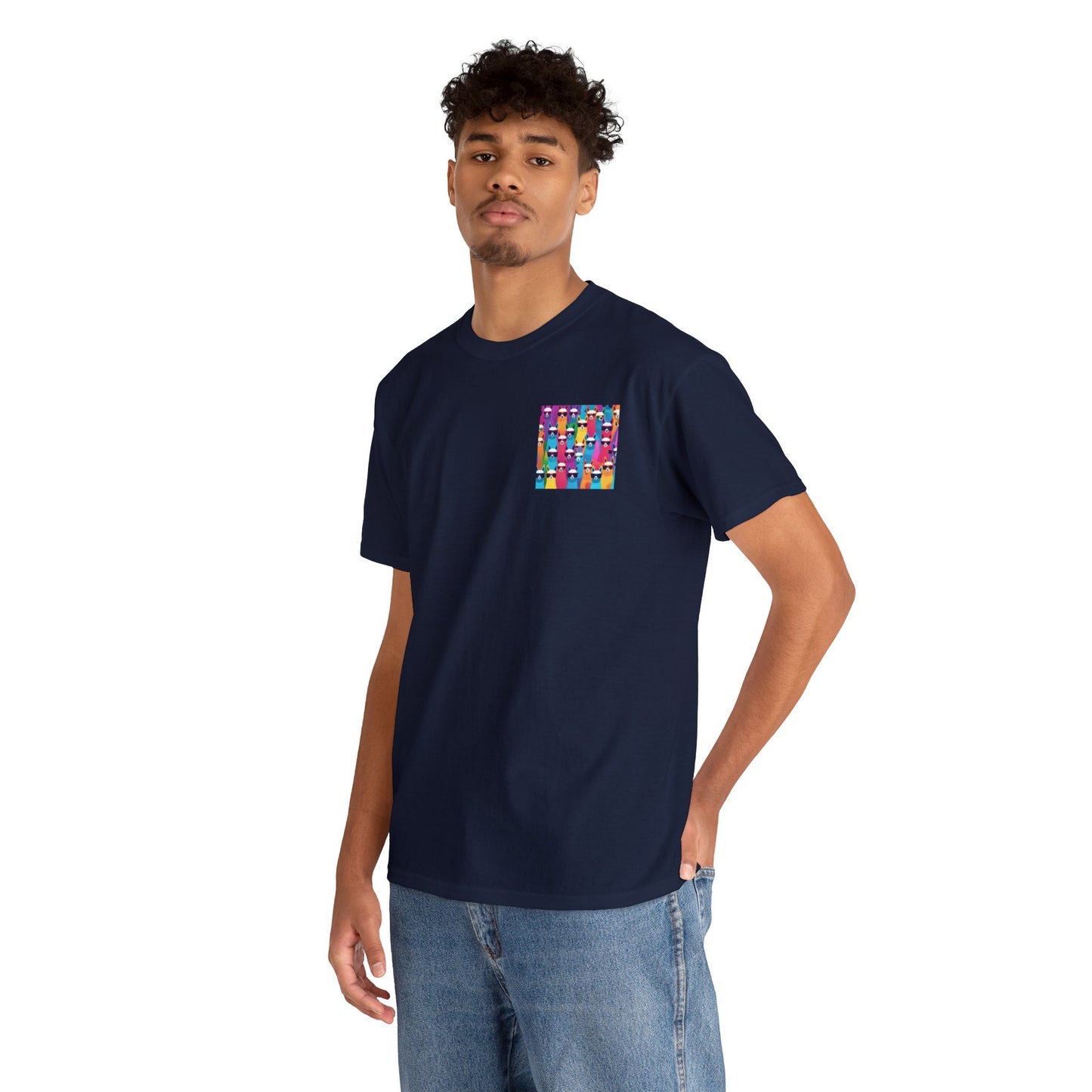 Colourful Llama Crew Tee
